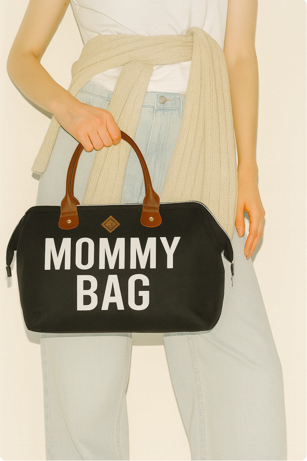 Rain Baby Mommy Bag Anne Bebek Bakım Çantası Su Geçirmez, Geniş Hacimli, Omuz ve El Taşıma Askılı fotoğrafı 2 (önizleme)