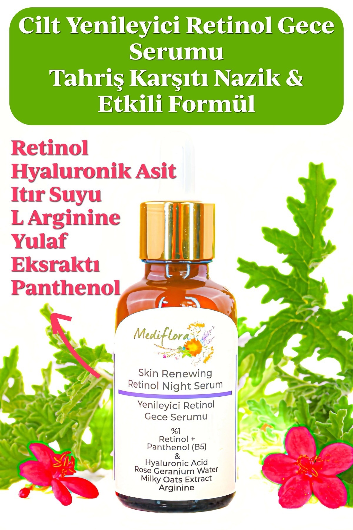 Mediflora-Night Serum - Retinol 1