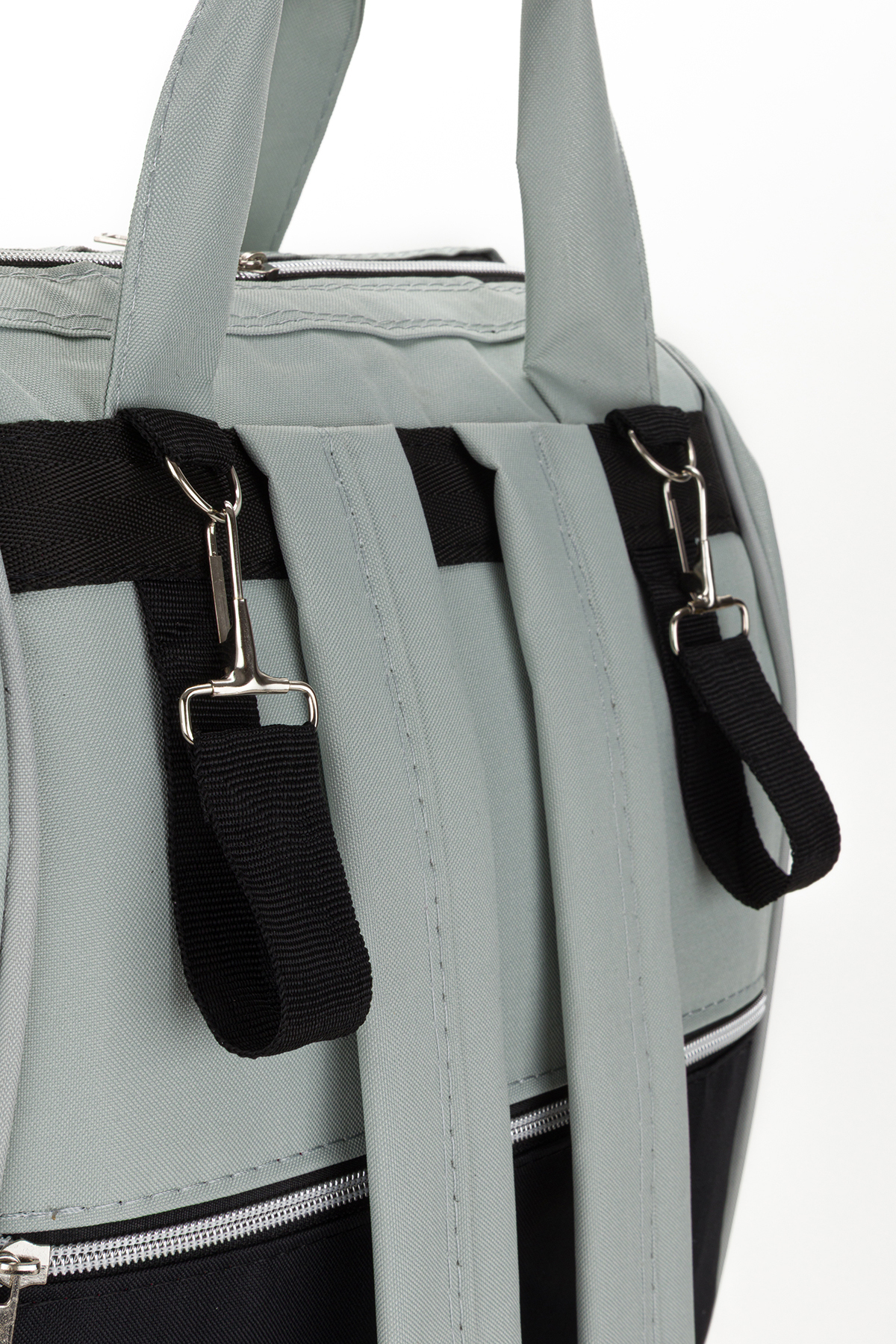 L&M LEGAS MODA Anne Bebek Bakım Sırt Çantası Termal Biberonluk Ve Bebek Arabası Askı Aparatlı fotoğrafı 5 (önizleme)