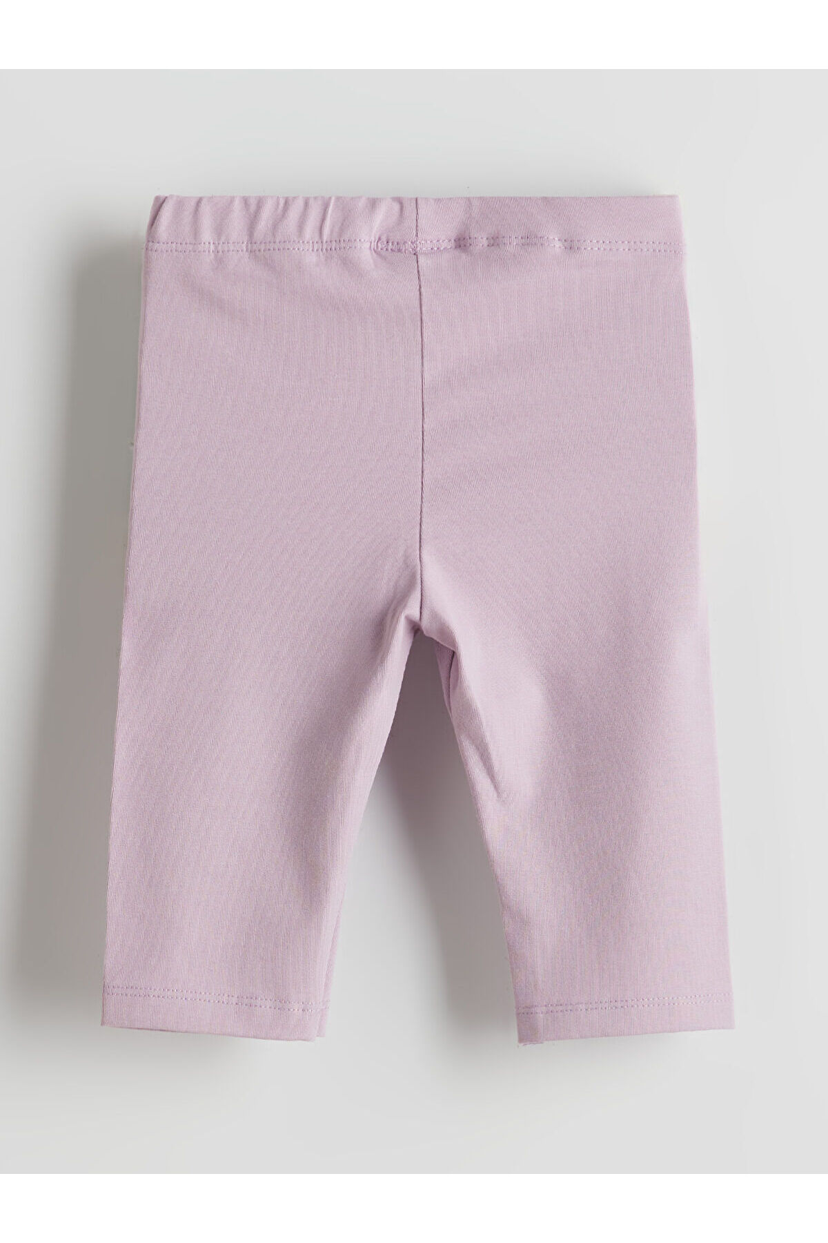 LC Waikiki Meral Collection Lila Beli Lastikli Kız Çocuk Tayt 2'li fotoğrafı 4 (önizleme)