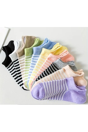 Çorap Kurdu 10 Çift Ekonomik Paket Patik Çorap