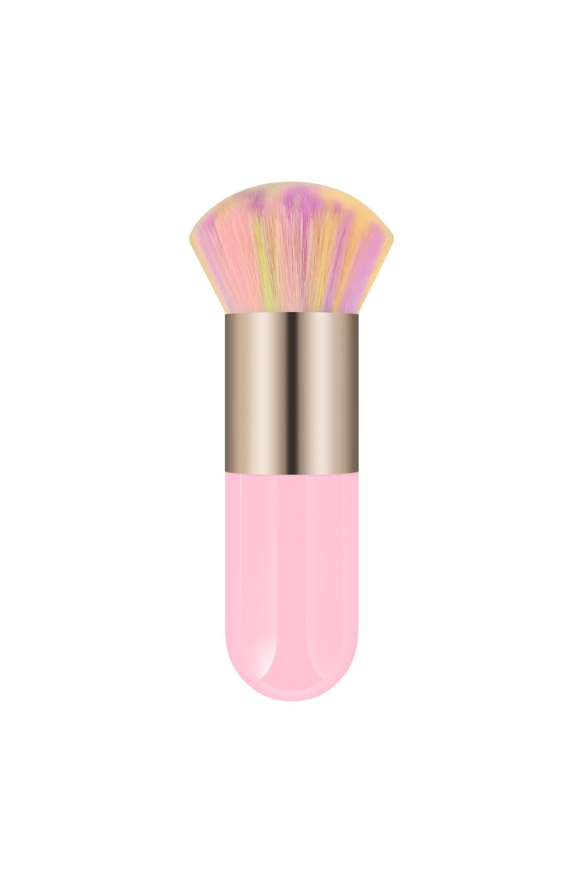 Professional Make-up Luxury Kabuki Fondöten Ve Allık Makyaj Fırçası RS — 18DLX — تصویر 7 از 8