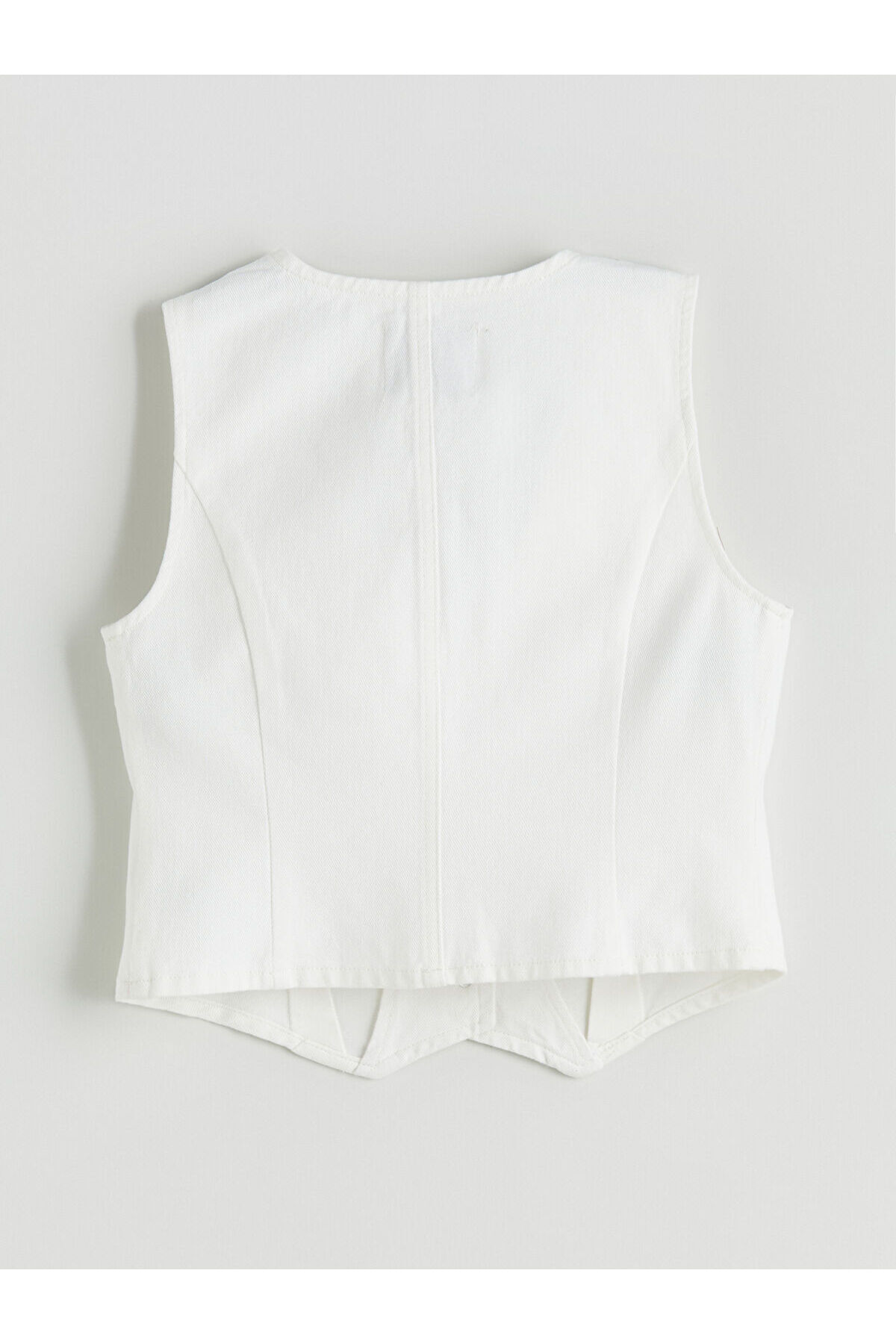 LC Waikiki-New Season V-Neck Women's Jean Vest - S5Qf09Z8 6