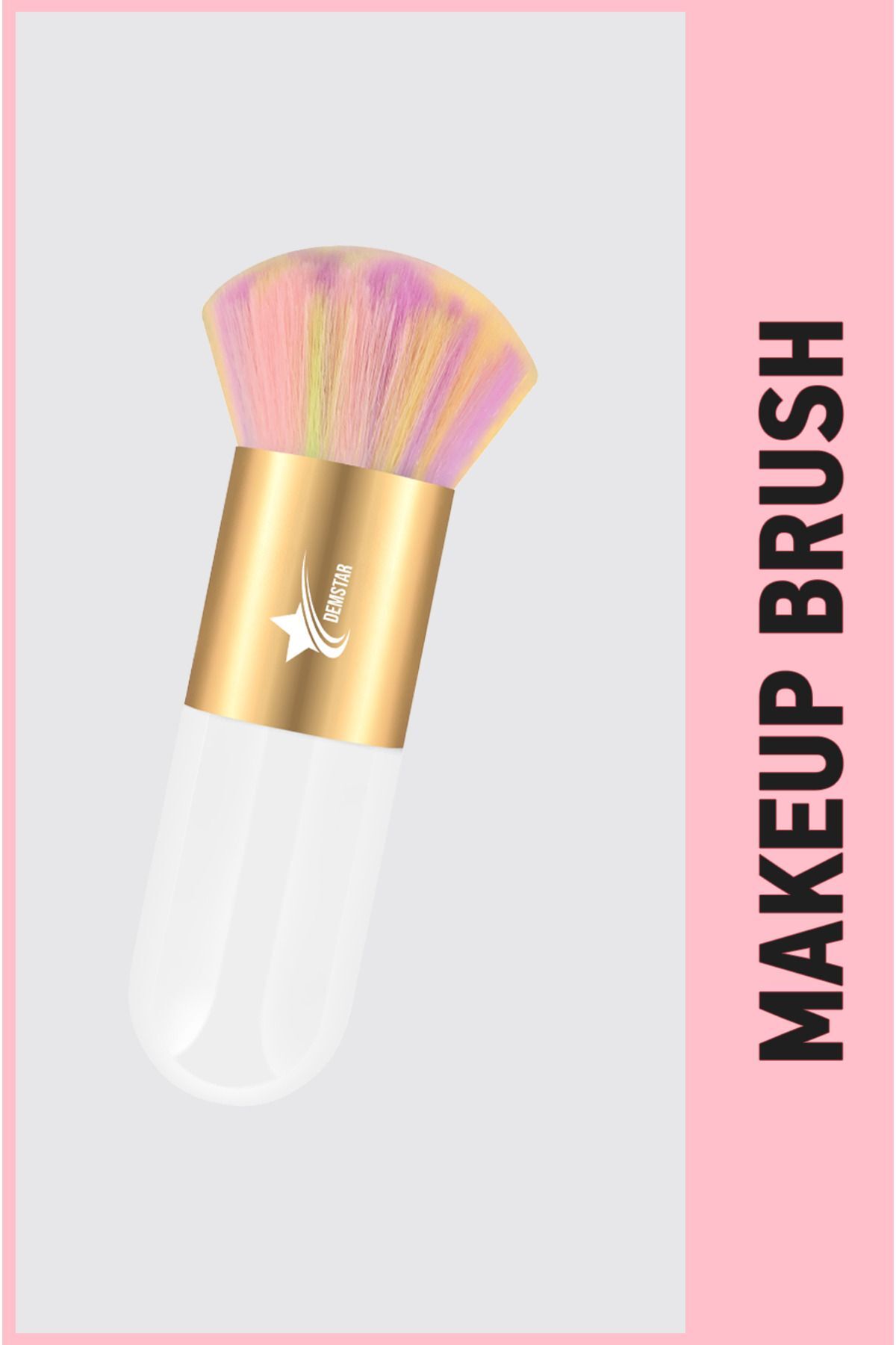 Professional Make-up Luxury Kabuki Fondöten Ve Allık Makyaj Fırçası RS — 46DLX