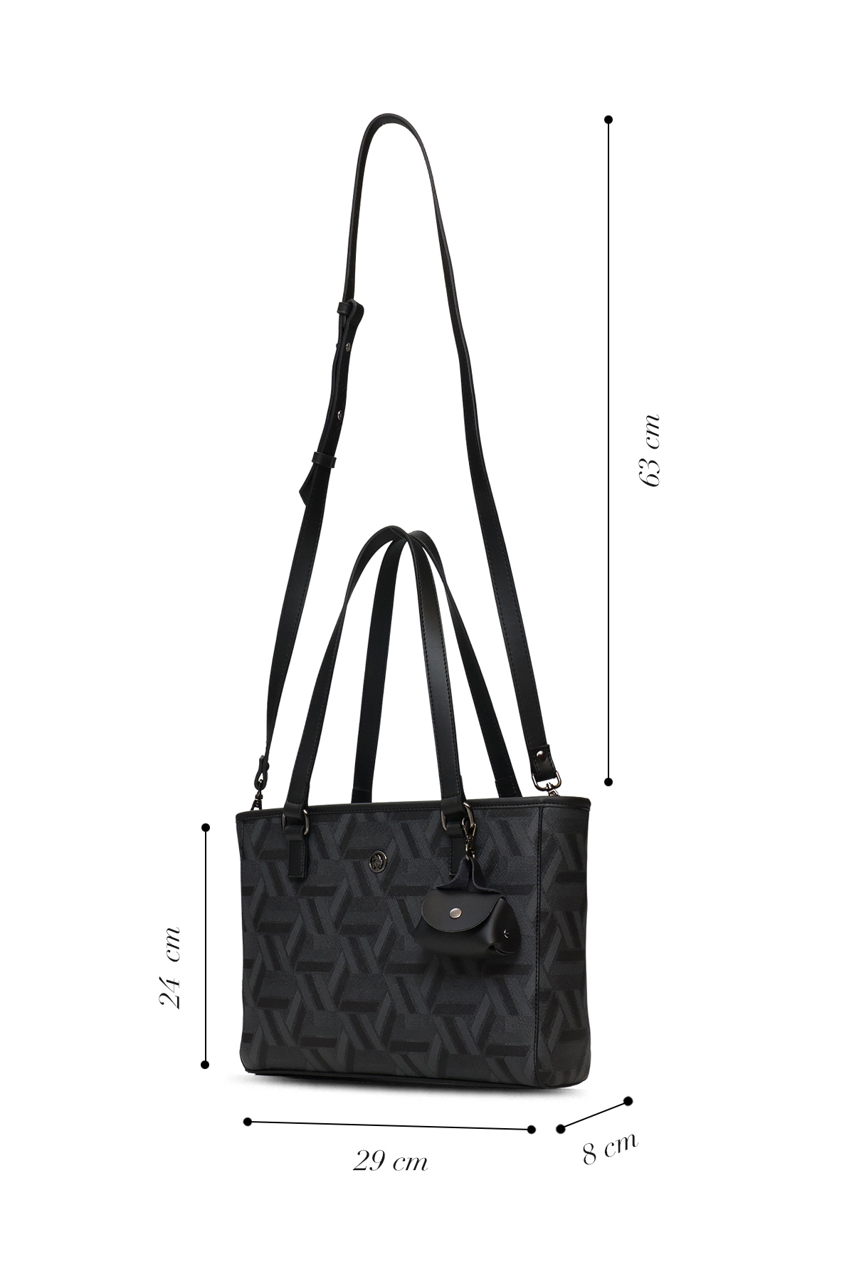 کیف رودوشی زنانه طرح دار | یو اس پولو U.S. Polo Assn. US25504 - تصویر 7