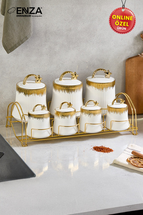 Enza Salt Standlı Baharat Takımı 15 Parça