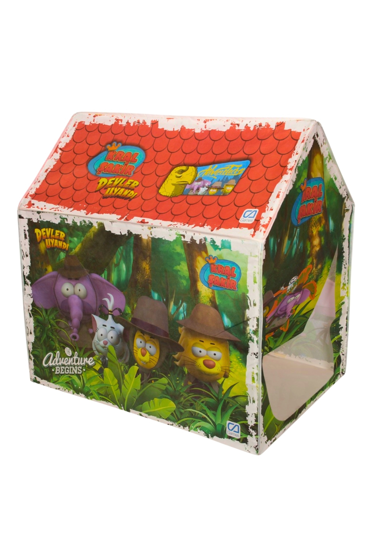 CA Games (2'Li Set) Kral Şakir:Devler Uyandı Kolay Kurulum Çocuk Oyun Çadırı+100 Parça Lisanslı Puzzle Serisi fotoğrafı 3 (önizleme)