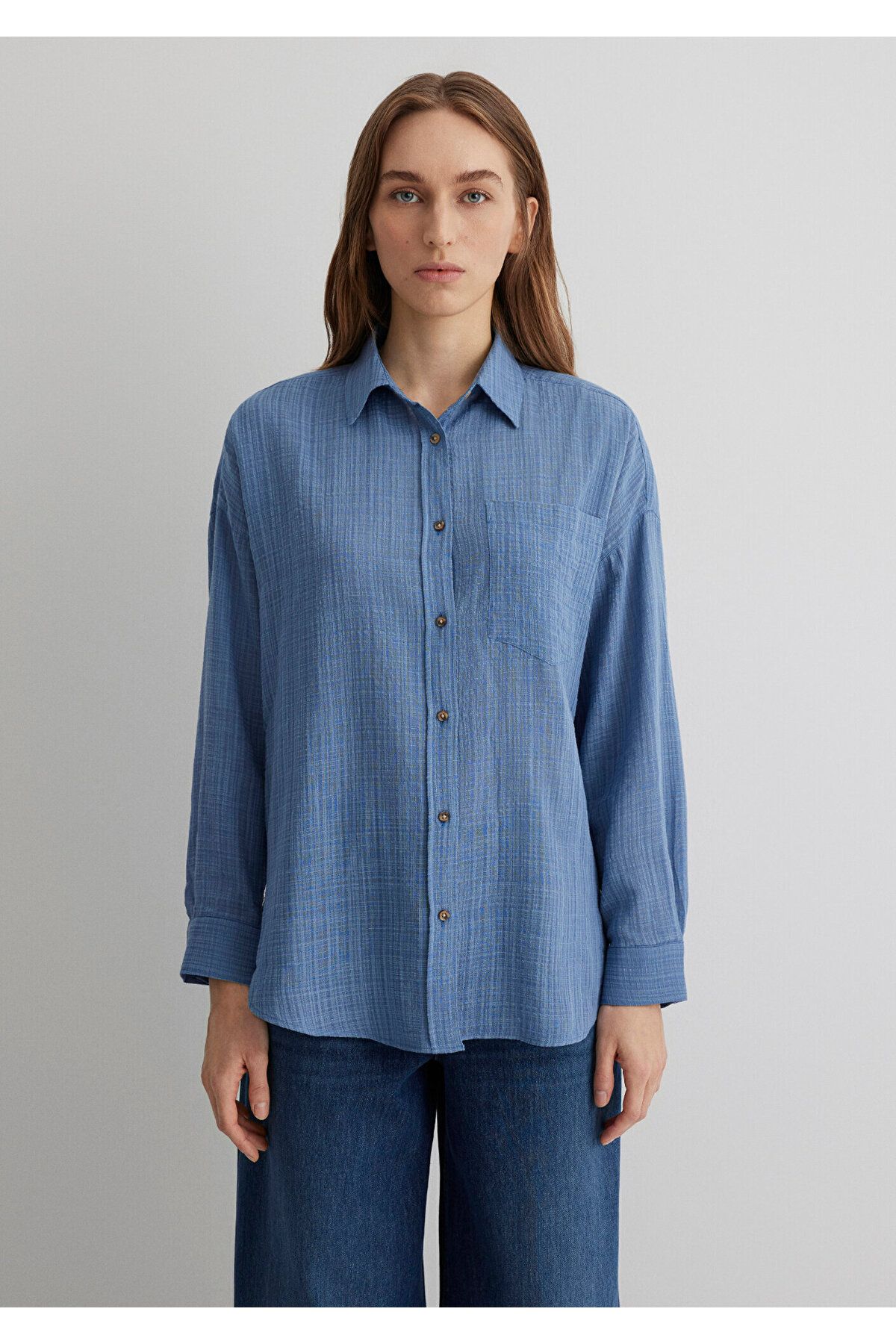 Mavi-Cămașă oversize Oversize / Wide Cut 1210404 -83767 4