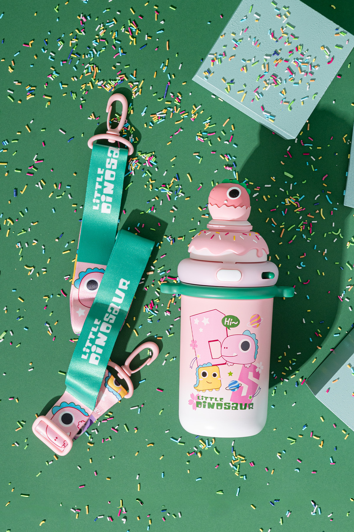 Emsan Baby Dinazor Termos Pembe 450 ml fotoğrafı 4 (önizleme)