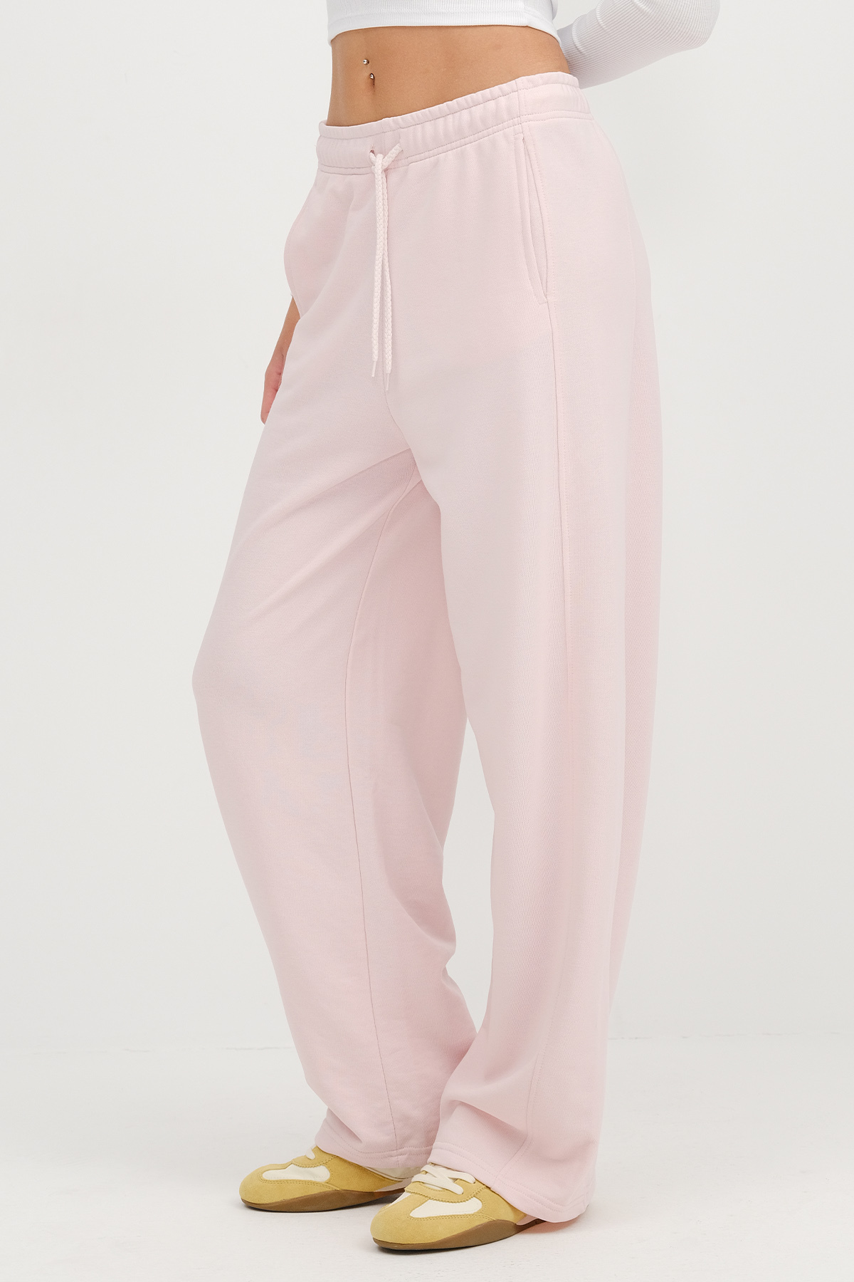 Addax Cepli Wide Leg Eşofman EŞF10487 görsel 5