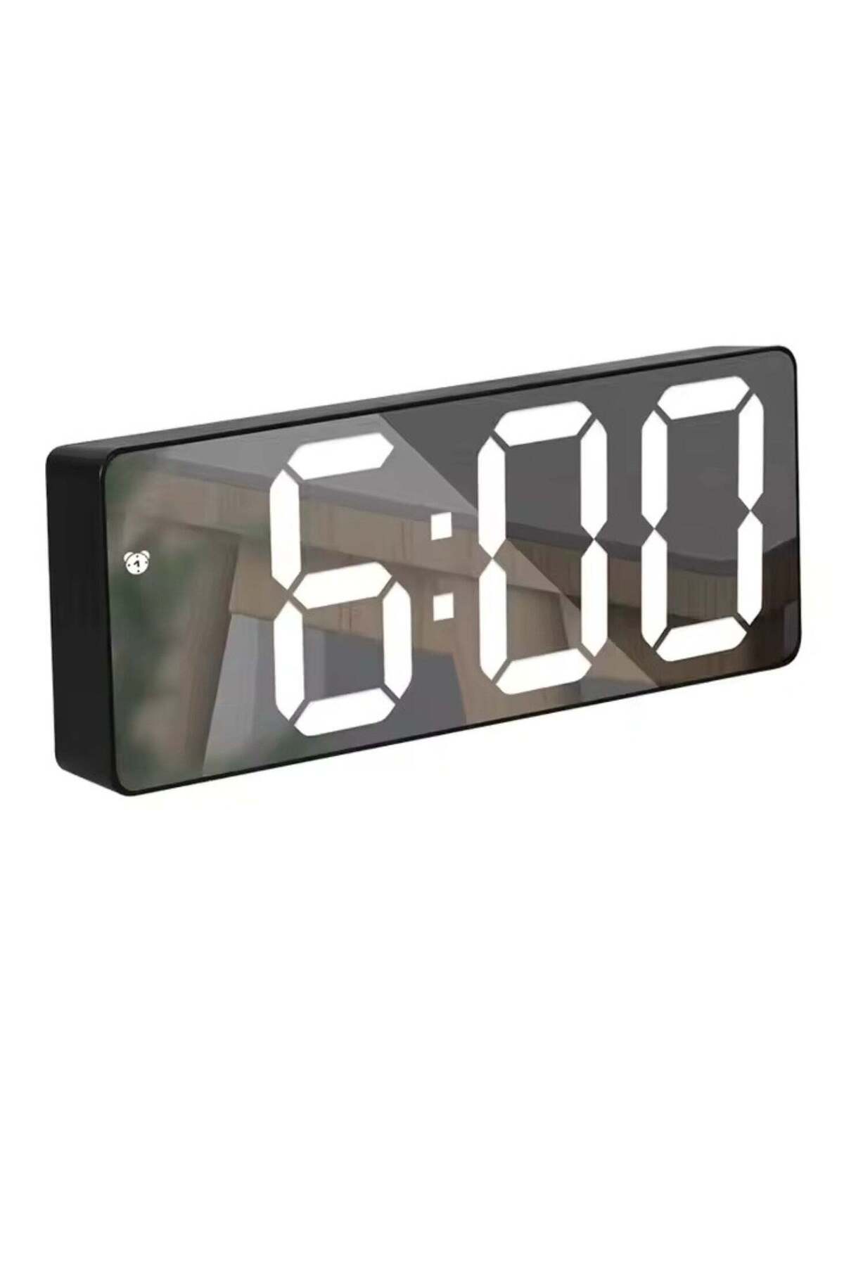 Generic-Smart Digital LED Alarm Clock with Voice Control, Temperature Display, Adjustable Brightness 1