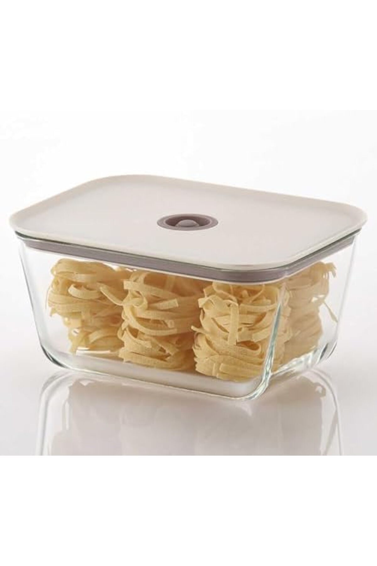 AC BOX-Fi̇ka Clik Rectangular Storage Container 2600ml Beige Ac Box 861931 3