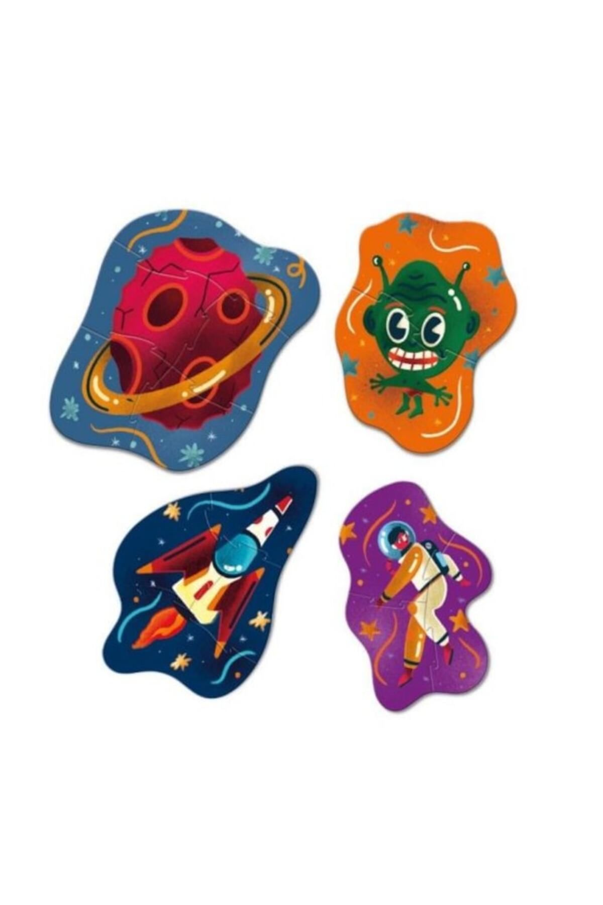 CLEMENTONI-Puzzle My First Puzzles - In Space, 4 in 1, 3/6/9/12 pieces 3