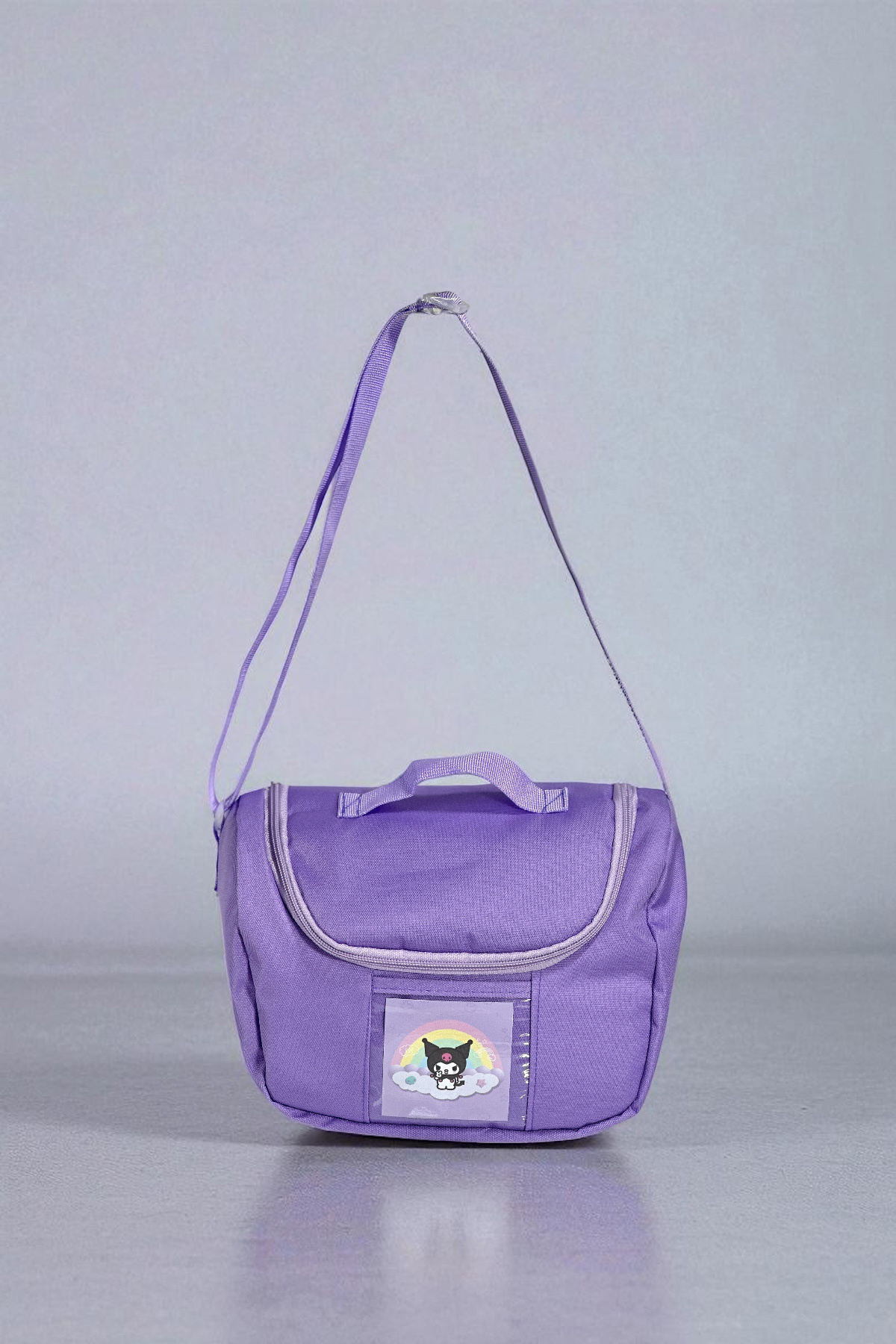 Zebra Konsept Kore Tarzı Kuromi Termal Beslenme Çantası ve Termoslu Yemek Çantası