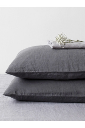 KÜTÜKhouse Koyu Gri Yastık Kılıfı 2'li Set 50x70 cm