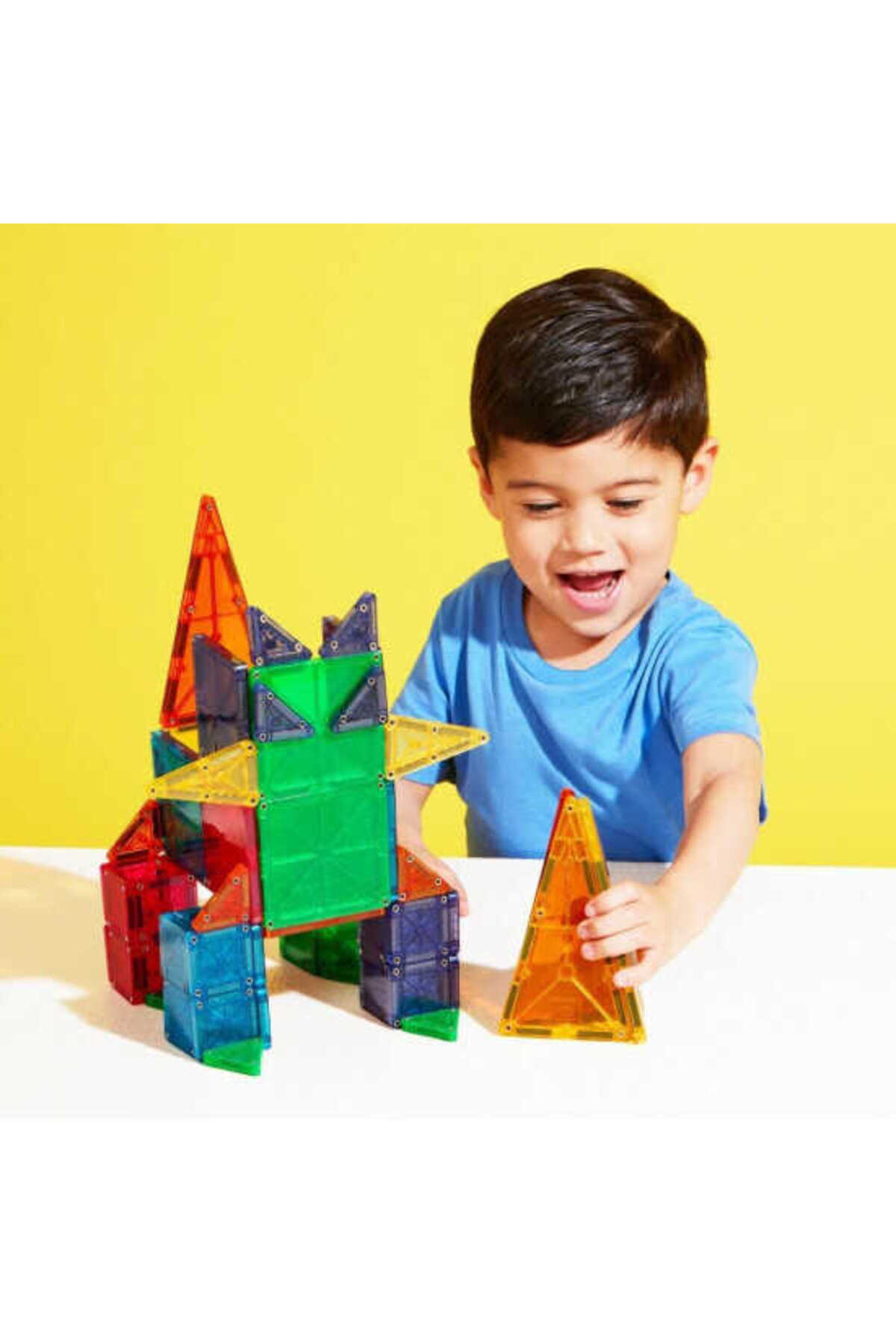 Magna Tiles Magna-Tiles Magna-Tiles Combo + microMAGS - 62 Parça