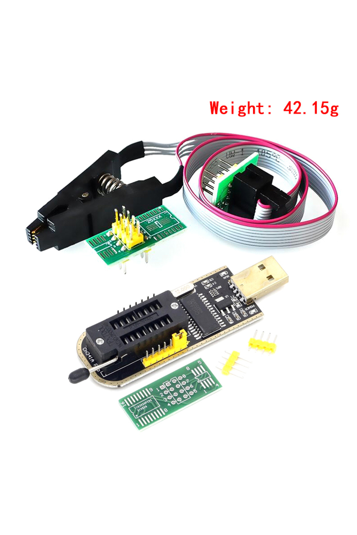 Choice1-CH341A And 2 Board CH341A XTW100 24 25 Series EEPROM Flash BIOS CH341 USB Programmer Module + SOIC8 1