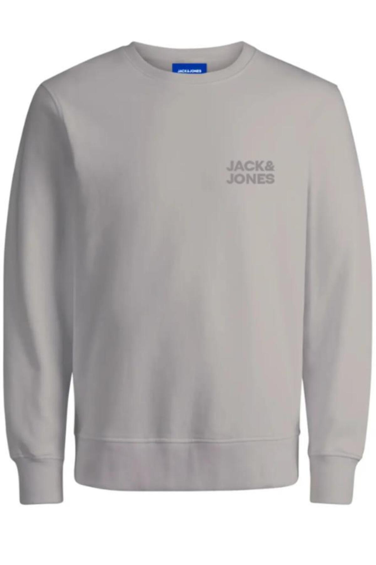 جک اند جونز 12290659 JORLOGO SWEAT MOONBEAM ژاکت مردانه