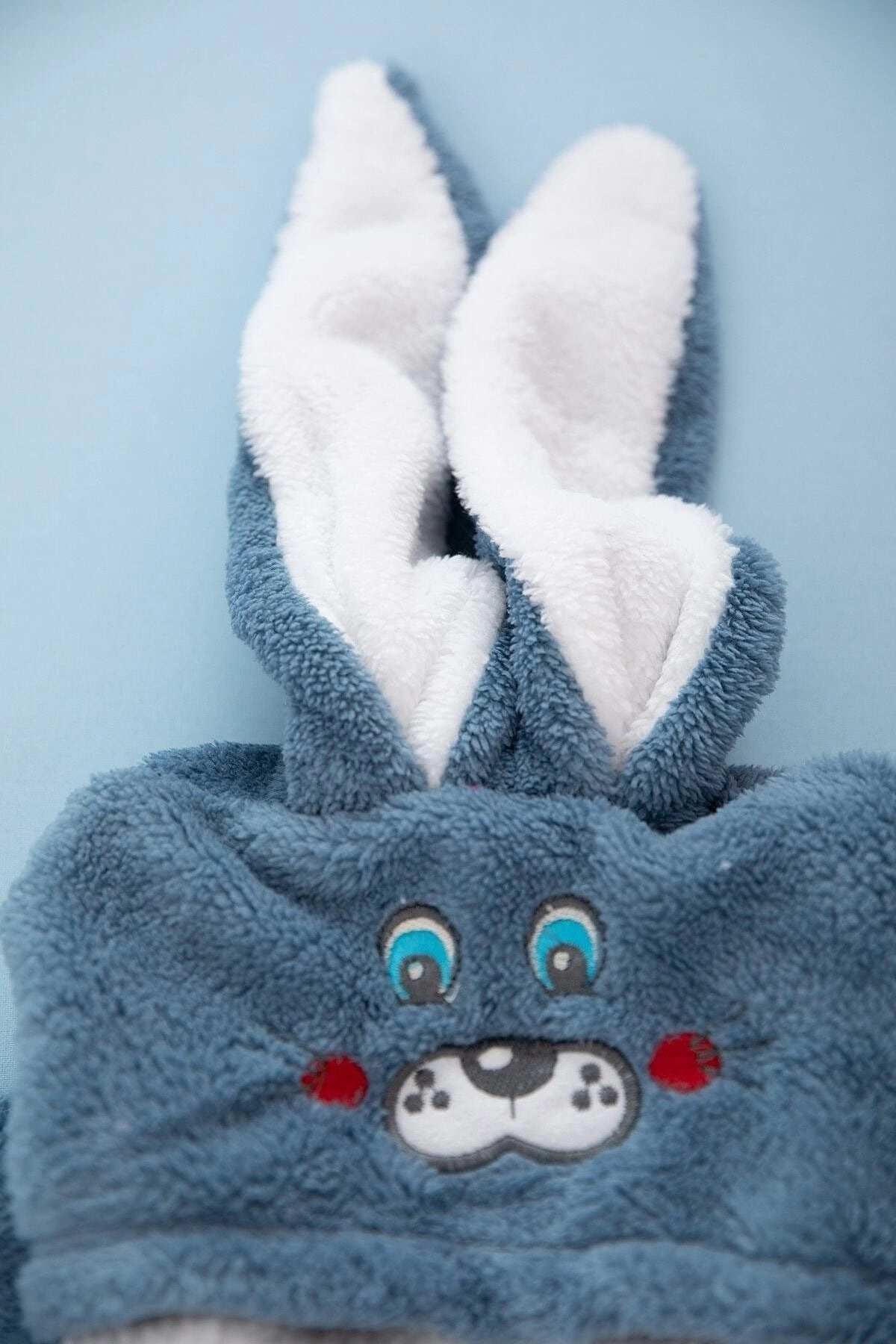 VaVbaby Welsoft Unisex Fermuarlı Peluş Kışlık Bebek Uyku Tulumu Çocuk Tulumu Çocuk Kostümü fotoğrafı 2 (önizleme)