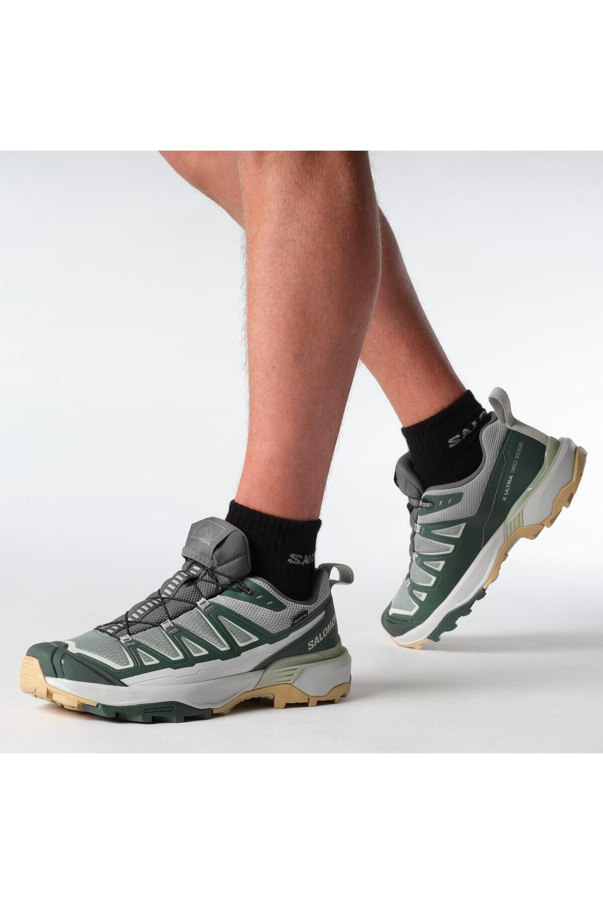 Salomon X ULTRA 360 EDGE GORE-TEX Erkek Outdoor Ayakkabı Monument L47816700 görsel 7
