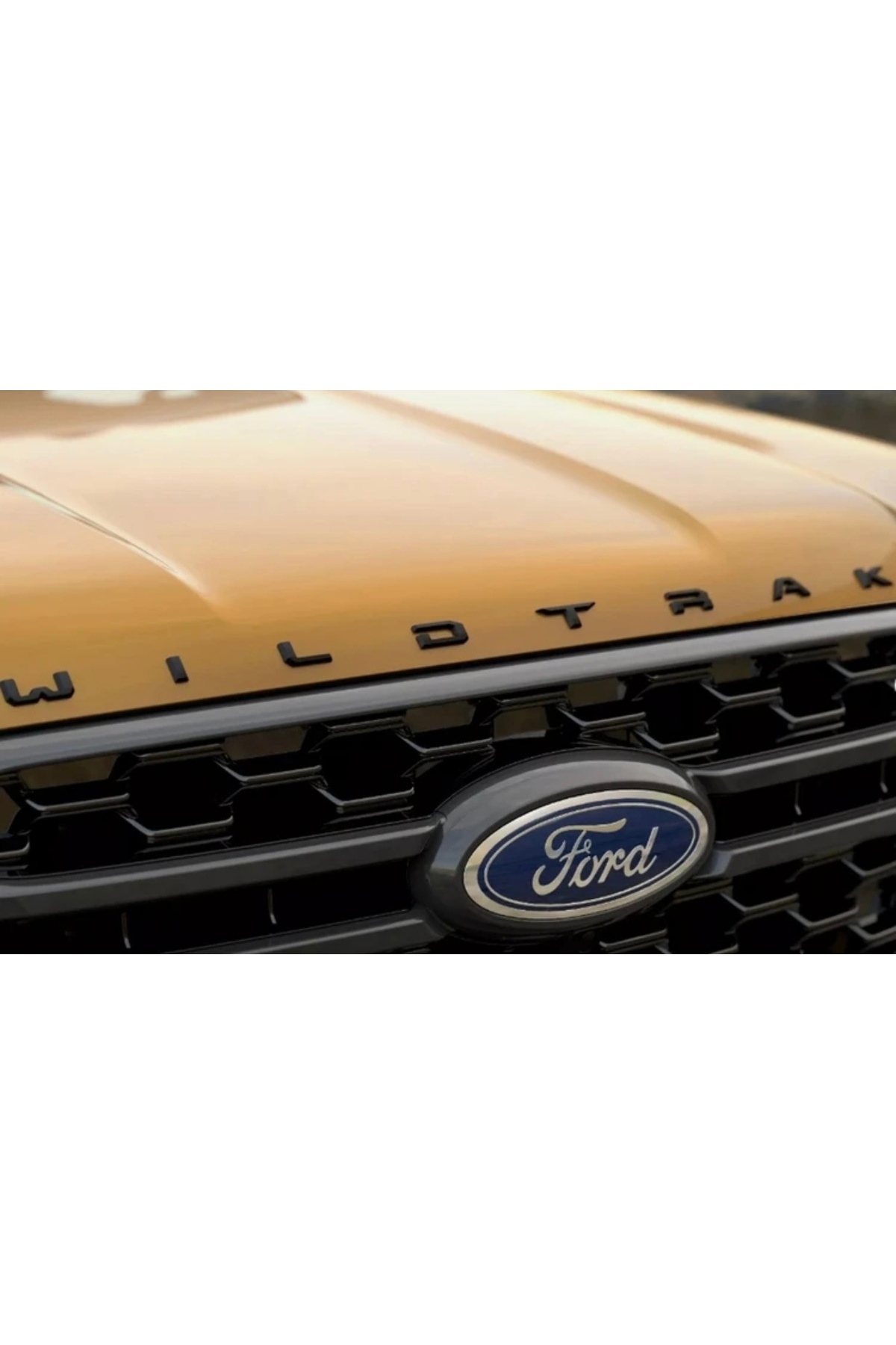 ROAL TUNİNG Ford Ranger Wildtrak Kaput Logo Yazısı – Mat ABS Plastik Tuning Aksesuar (ROAL Tuning)