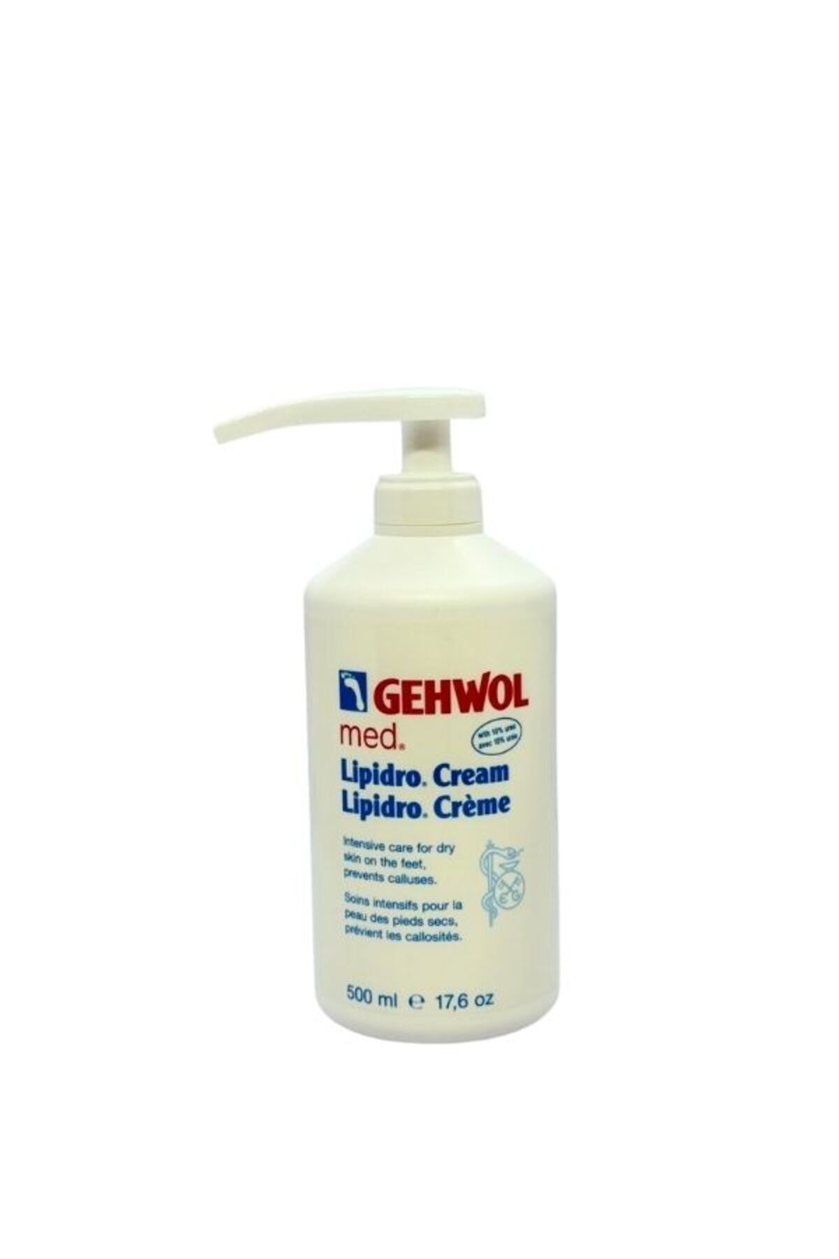 Gehwol Med Lipidro Cream (Ayak Derisinin Pullanmasını,Kaşıntıyı, Çatlak Oluşumunu Engeller) 500ml