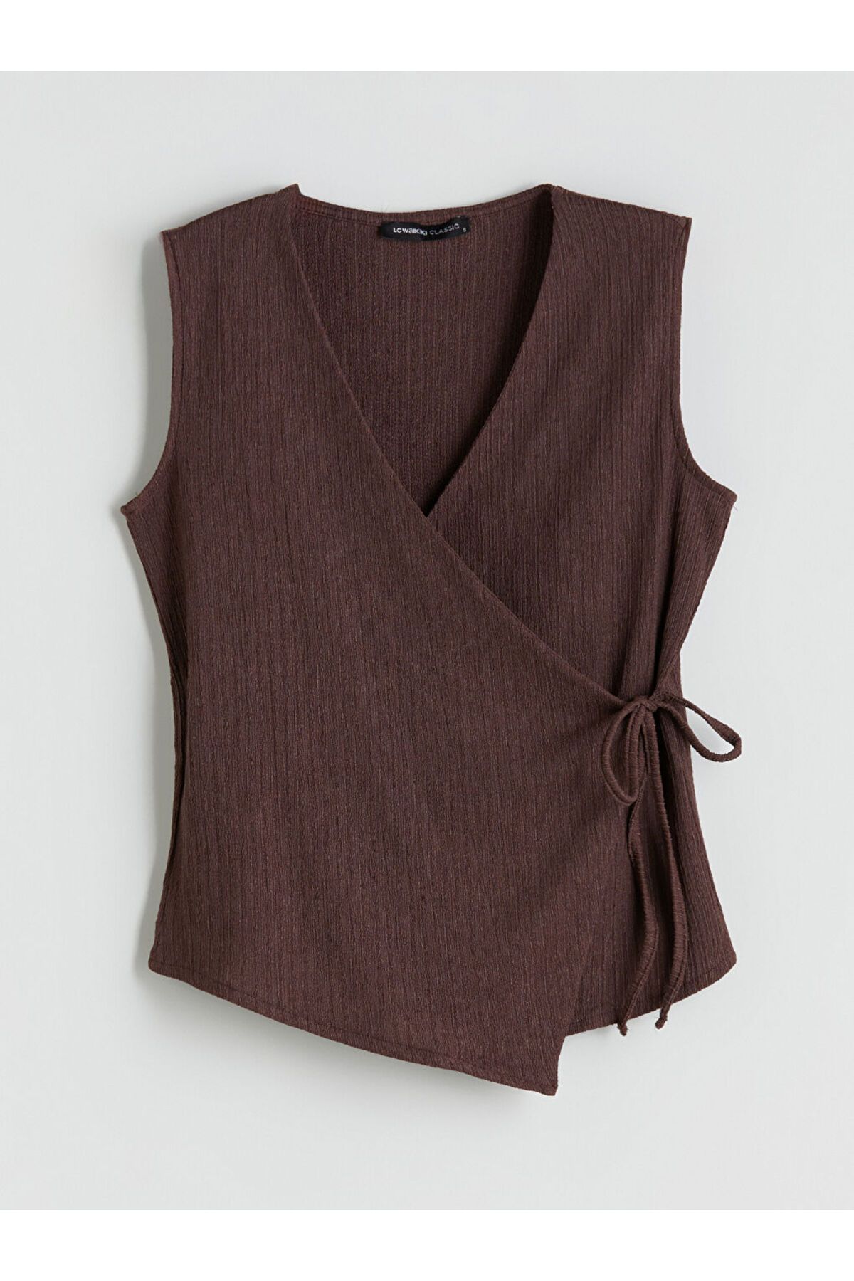 LC Waikiki-Sparkling Selections from Shining Store |   Double-Breasted Textured Blouse 1