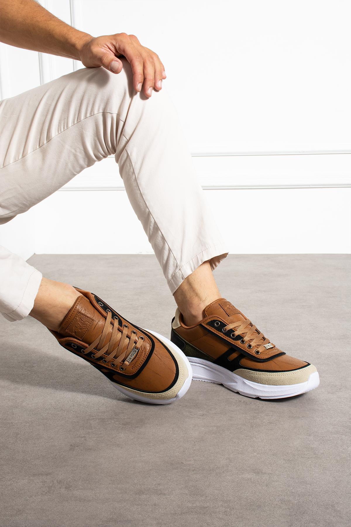 L.A Polo Taba Günlük Erkek Sneaker görsel 8