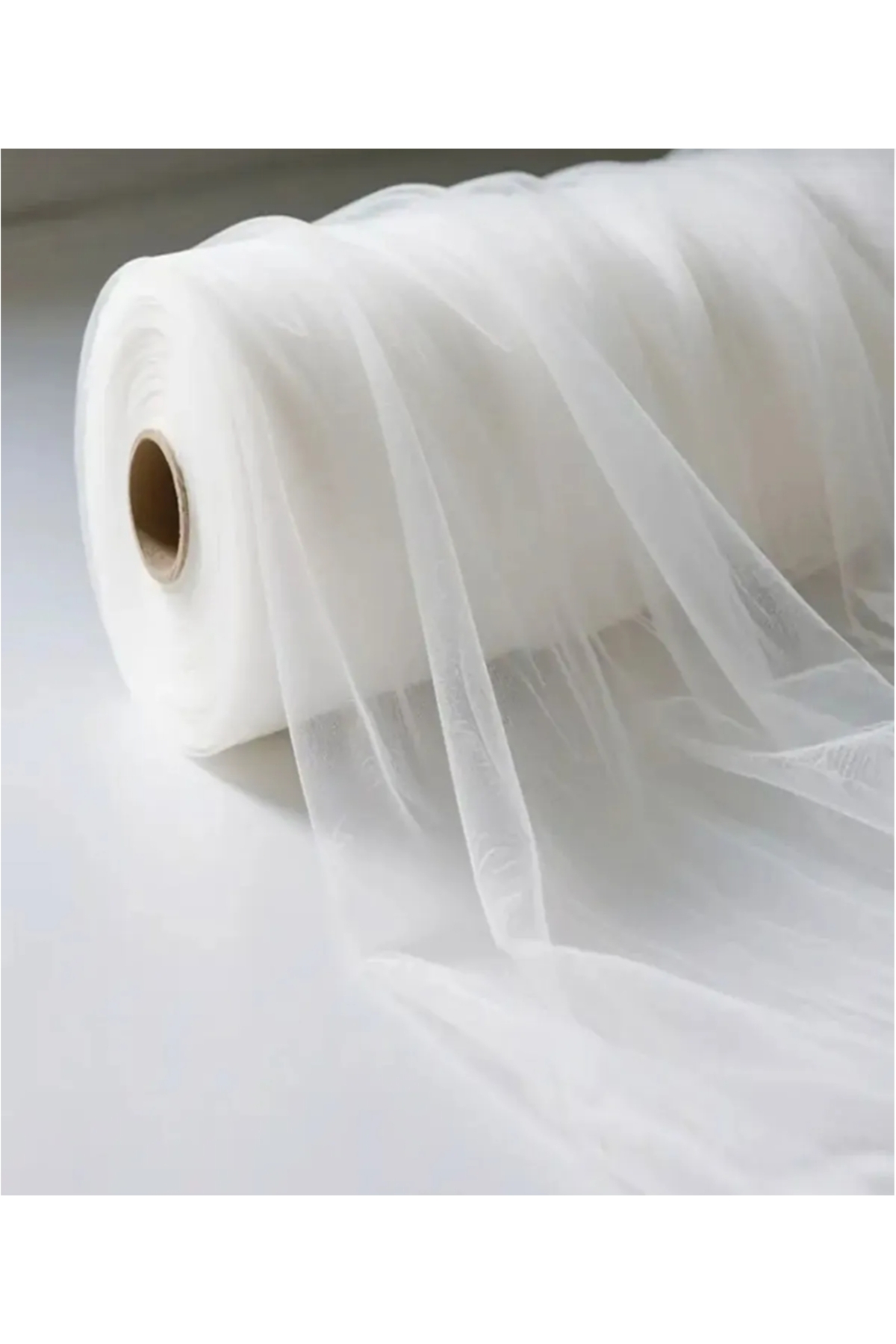 Imaginary Tulle White 5 Meters×3 Meters – Bridal Turban For Bridal Head Evening Turban
