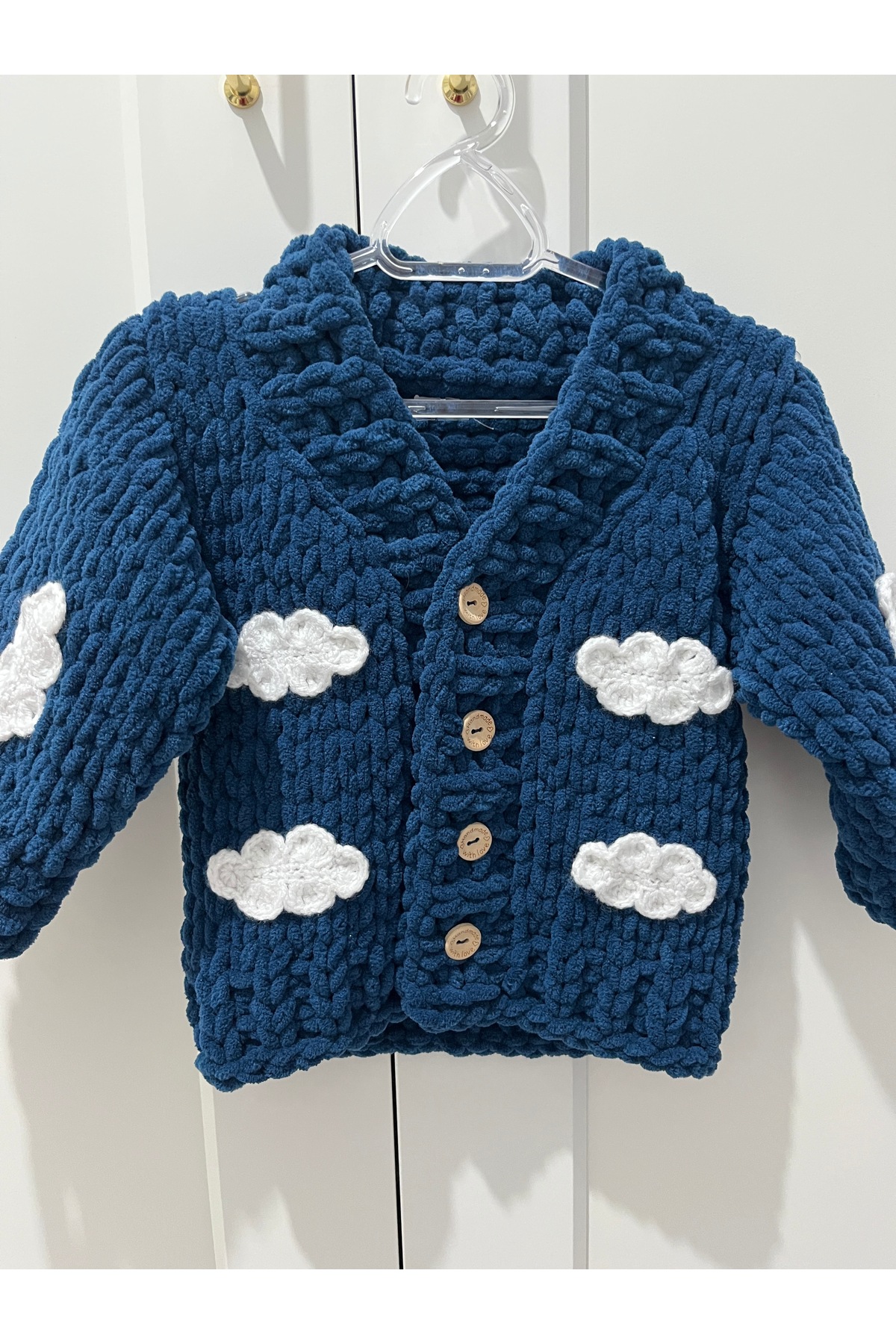 Puffy Bulut desen hırka fotoğrafı 2 (önizleme)