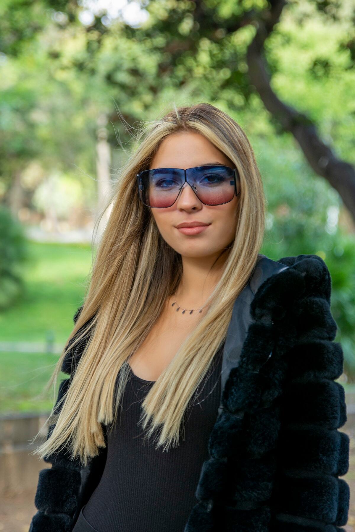 HALL BREATHE Siyah Çerçeveli Kayak Gözlüğü Mavi/Kırmızı Cam UV400 Koruma