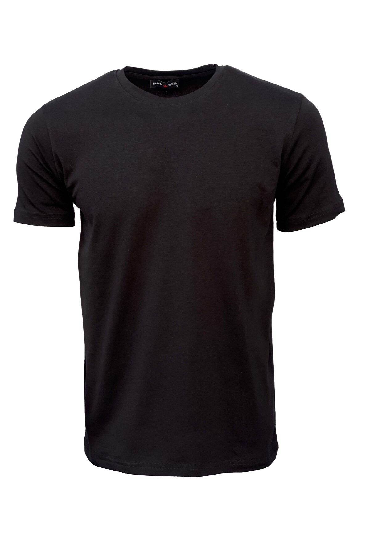 Men's Black T-Shirt Regular Fit Casual Cut Crew Neck T-Shirt