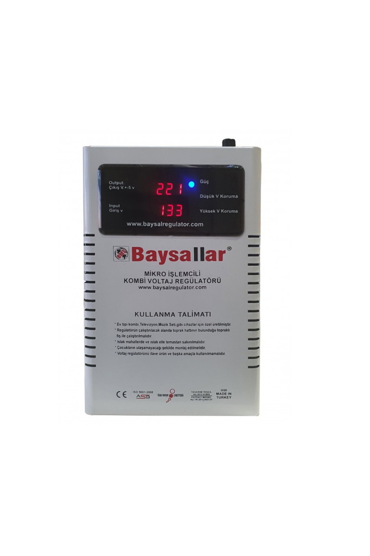 HALL BREATHE Micro İşlemcili 500W Voltaj Regülatörü ile Güçlü ve Güvenilir Koruma