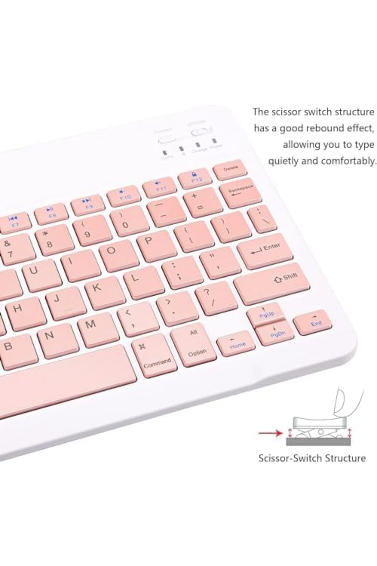 Shopi-NEW Ultra-Slim Bluetooth Keyboard and Mouse Combo Rechargeable Portable Wireless Keyboard Mouse Set 3
