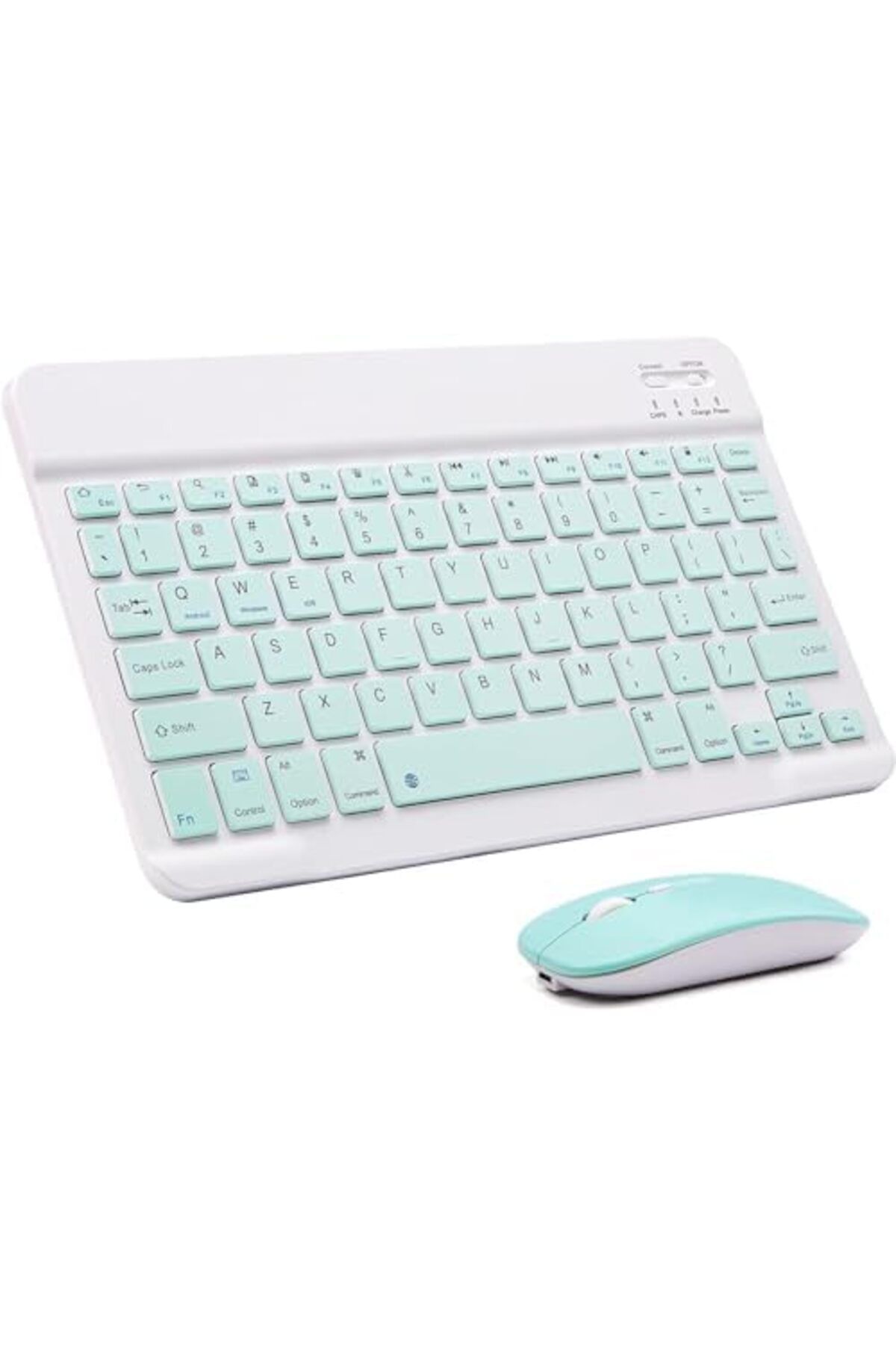 Shopi-NEW Ultra-Slim Bluetooth Keyboard and Mouse Combo Rechargeable, Portable Wireless Keyboard Mouse Set 1