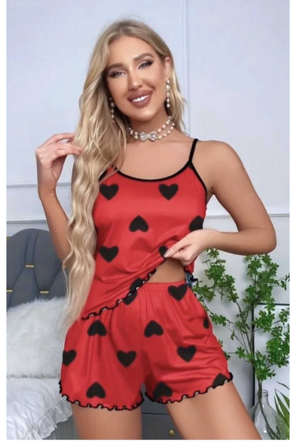 canlisepet Şortlu takım gecelik