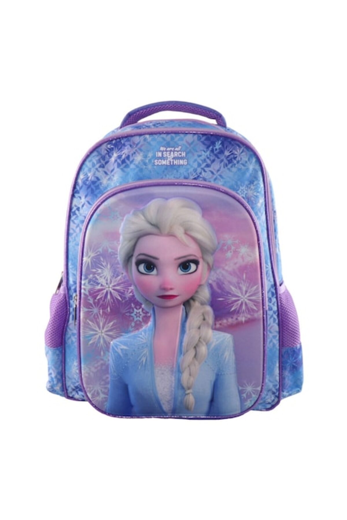 Ghiozdan școlar, OffLimits, model 3D Frozen Elsa, 3 compartimente, 31x15x45 cm