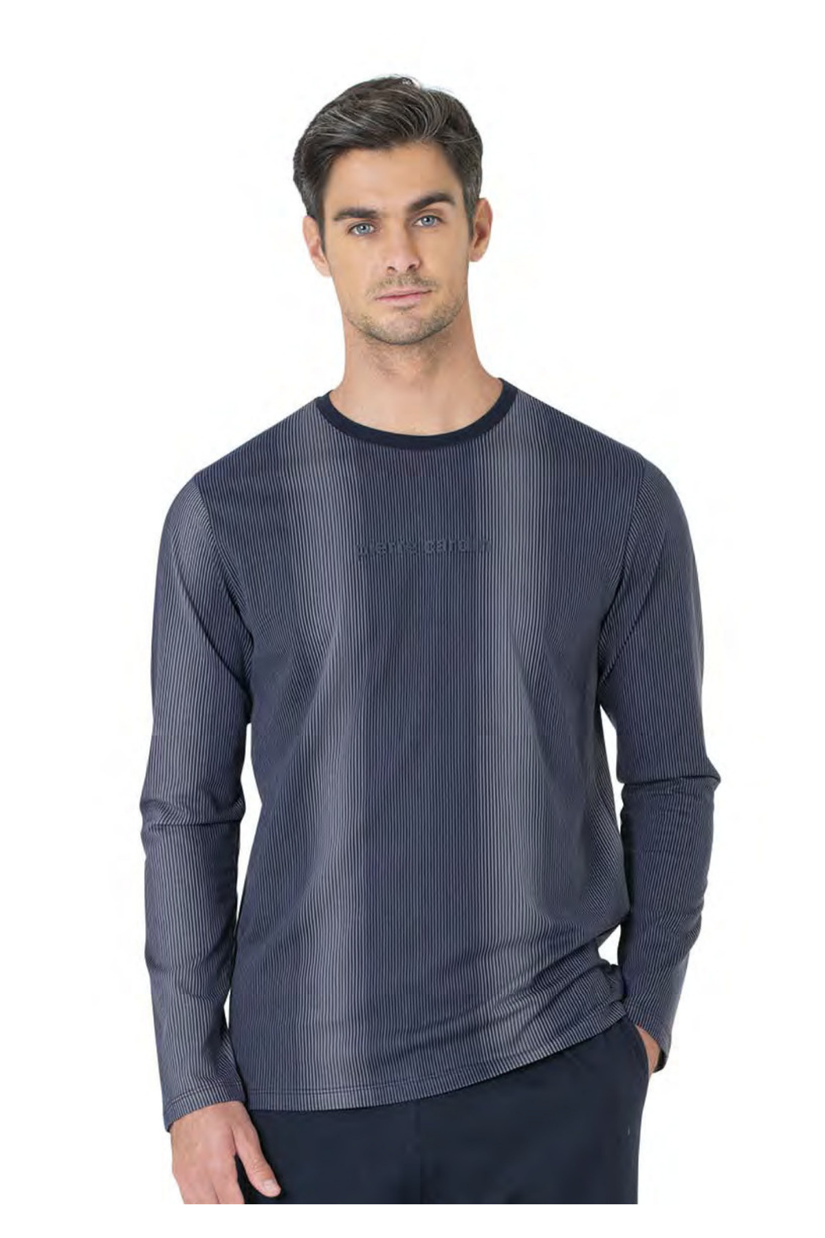 ست پیژامه مردانه راسته فاق نرمال آستین بلند | پیر کاردین Pierre Cardin CH.PC.6.105.C0 - تصویر 5