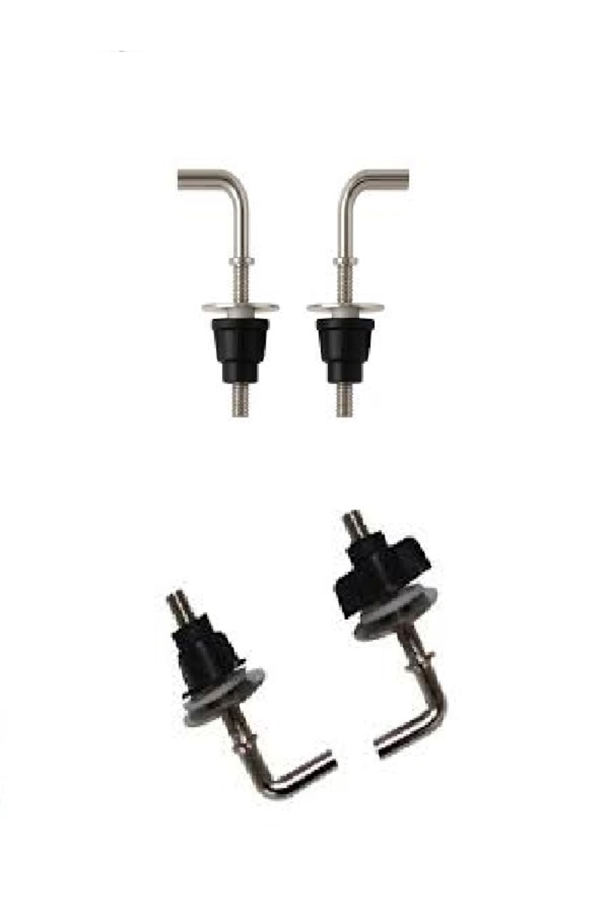 bym yapı Klozet Kapak Montaj Vidası Aparatı Metal Krom Kolay Montaj