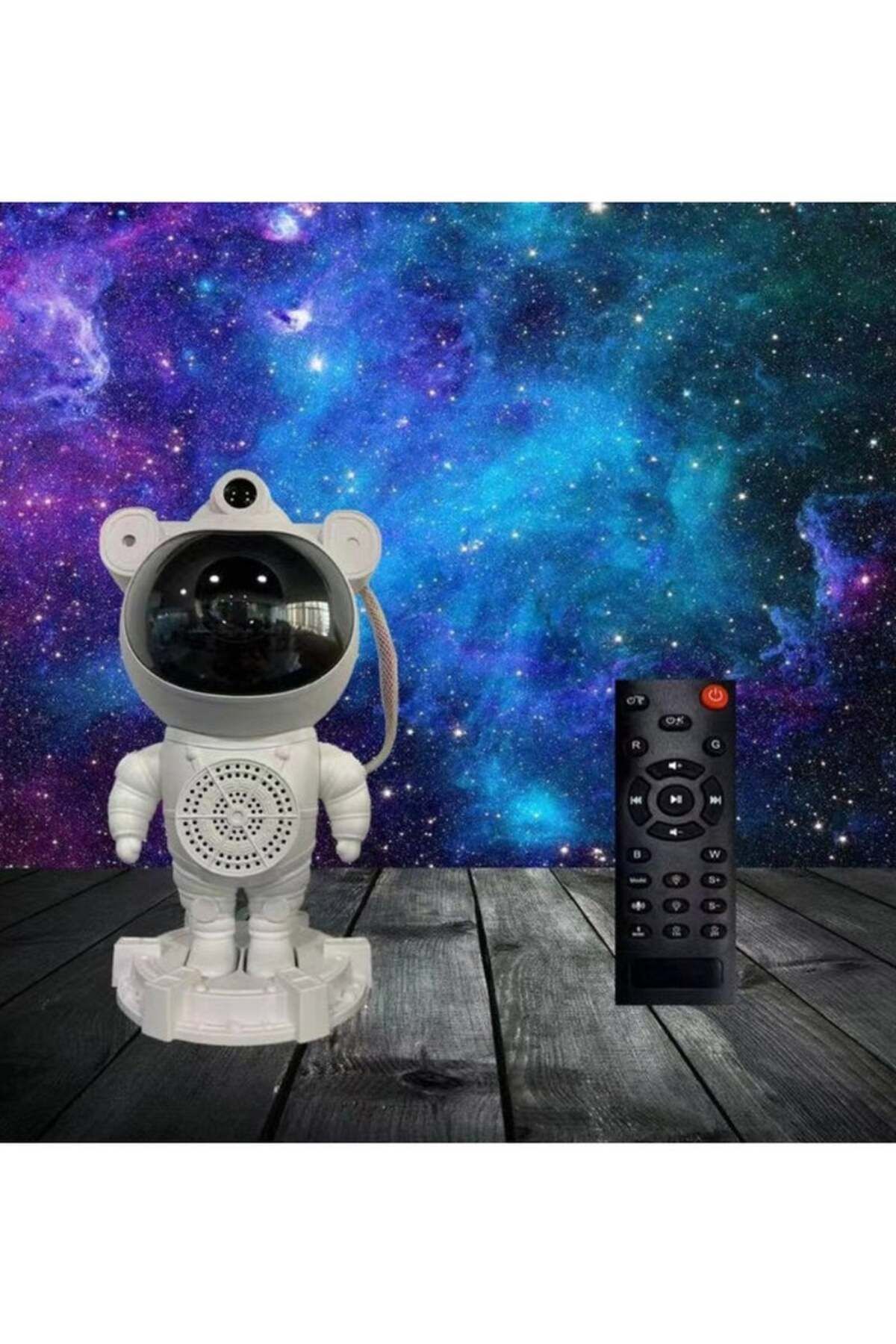Generic-TIGER Astronaut Galaxy Projector Lamp With Timer & Remote Control With Speaker USB Powered Spaceman 1
