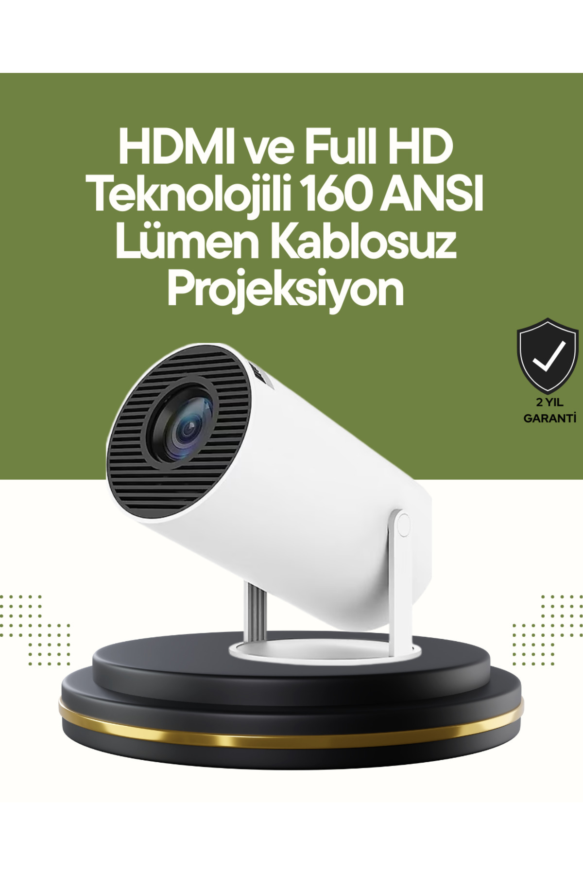 EN POPÜLER HDMI ve USB Girişli Uzun Ömürlü Ampullü Projeksiyon UYGUN