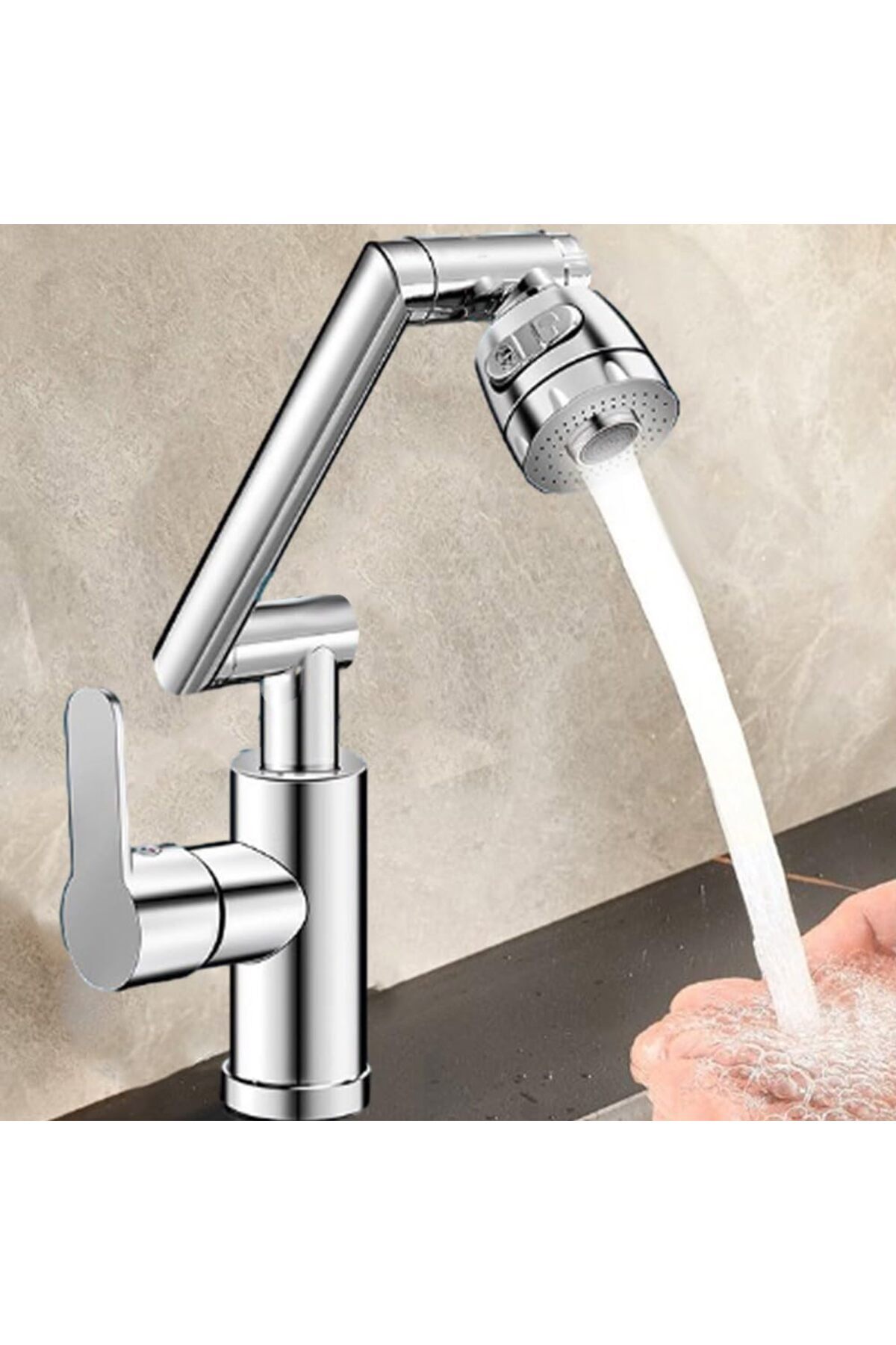 mucit home Mucit Home1080 Derece Dönebilen Çok Fonksiyonlu Musluk Batarya Başlğı