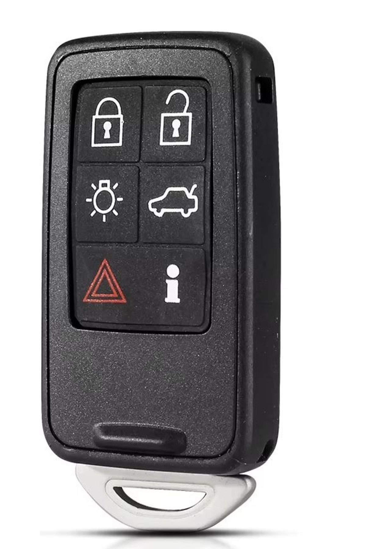 TECHSTAR-car key case for Volvo with 6 buttons, compatible with S60, S80, V70, XC60, XC70 3