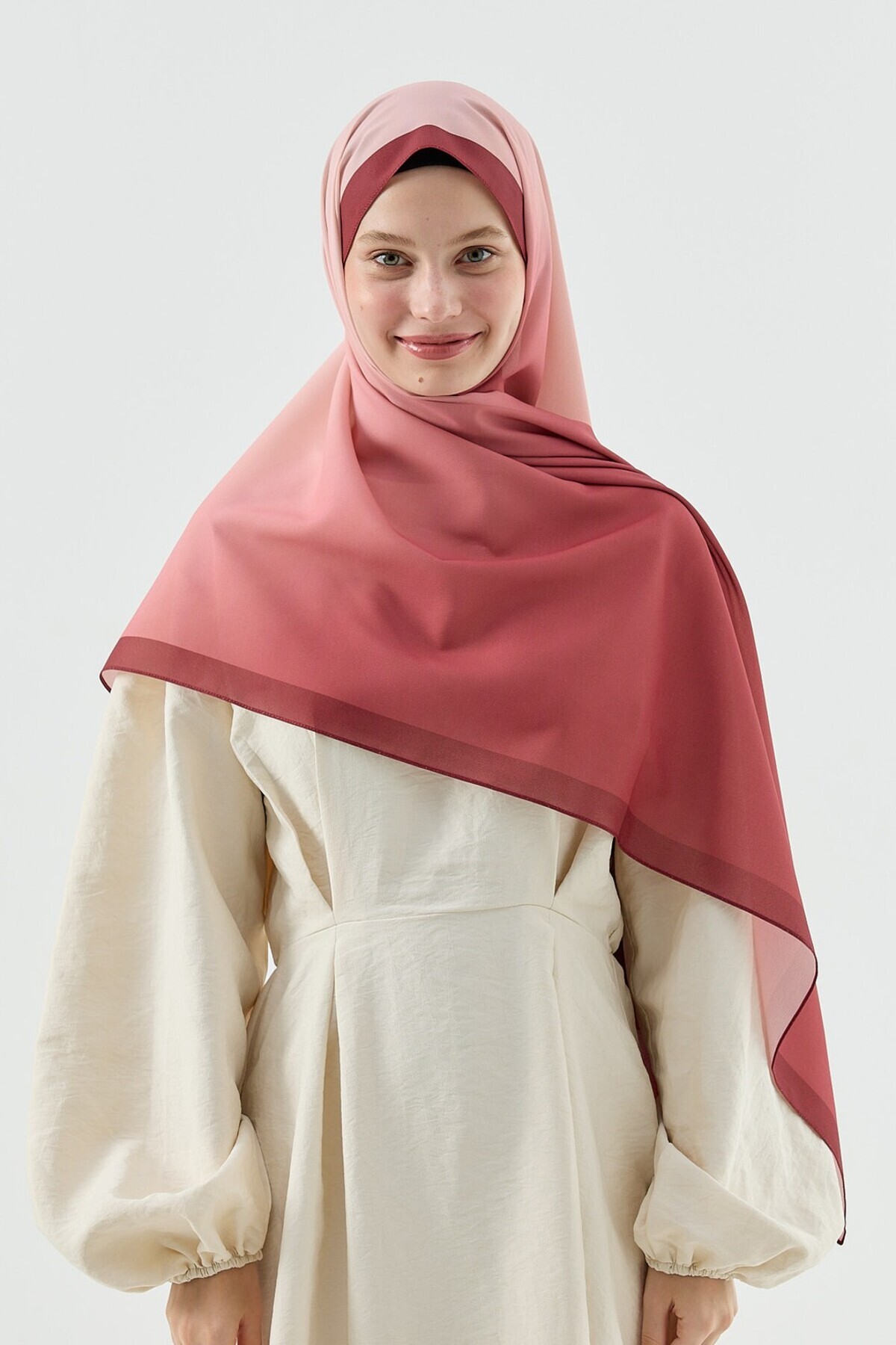 Modakaşmir-Velora Gradient Pattern Prose Shawl 1
