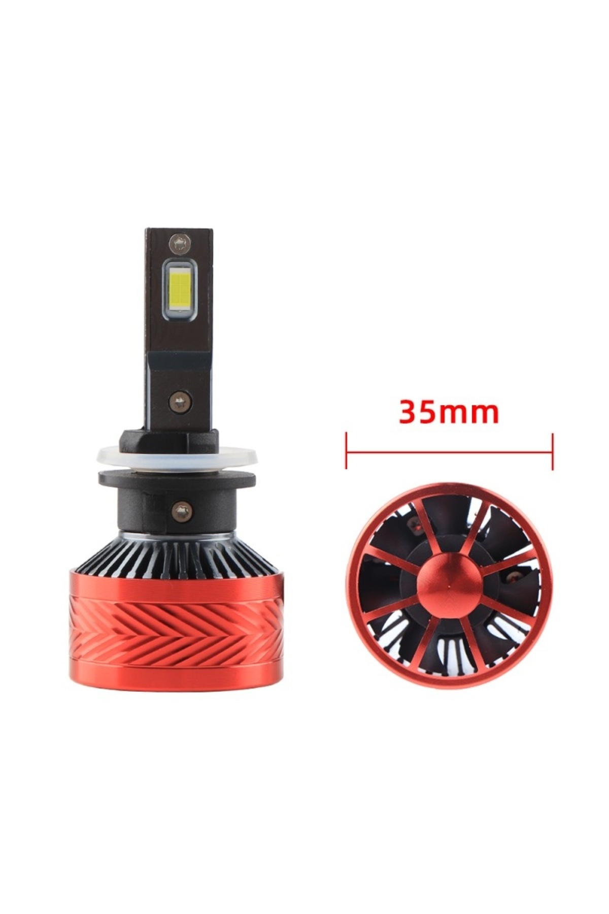 TECHSTAR-Set de 2 becuri Techstar® P14, H13, 120W, 18000 lumeni, 6000K, 12-24V, unghi de fascicul 360°, CSP 3570, Canbus, 5