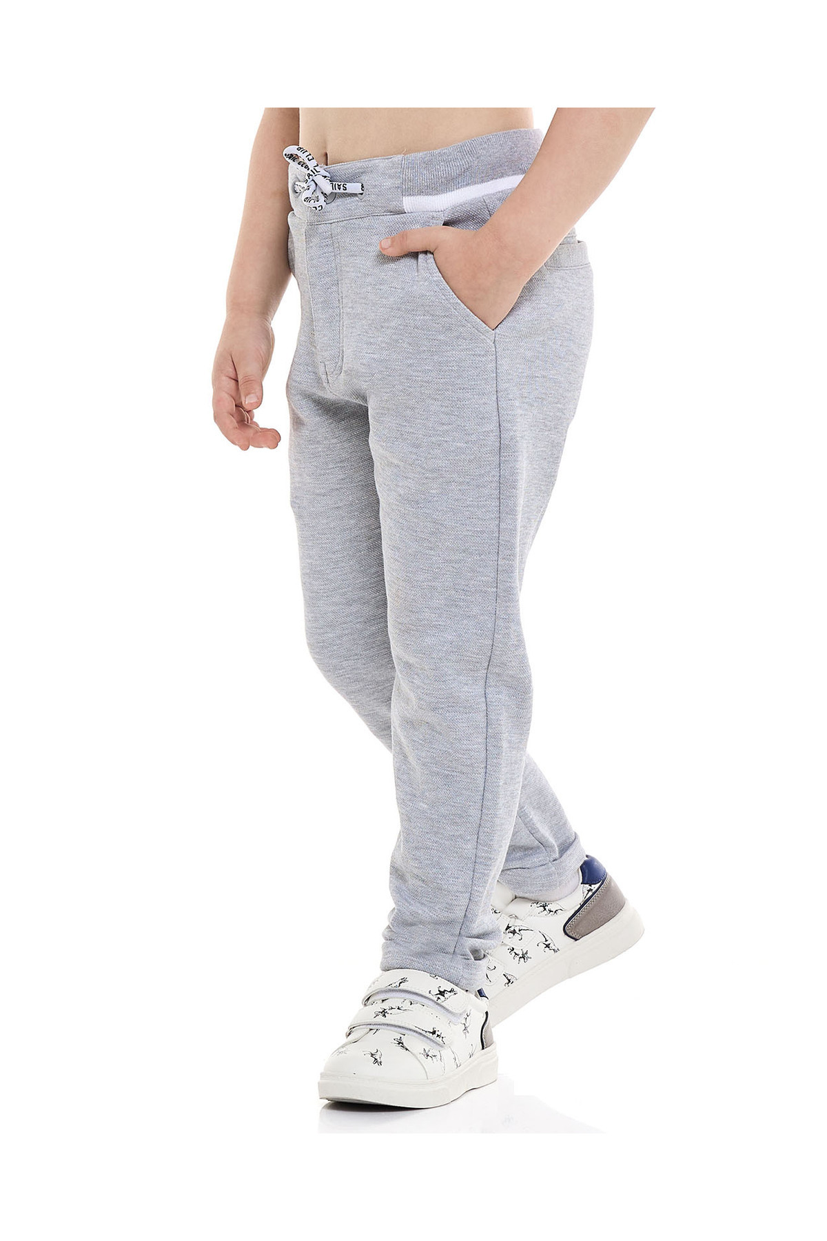 R&B-Solid Trousers with Button Closure 3