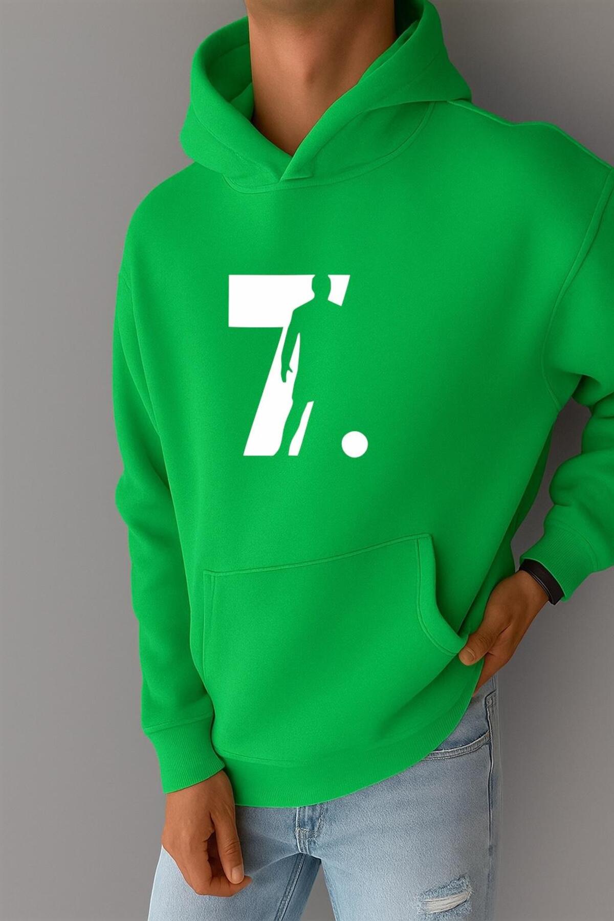3 YARN COMBED CR7 PRINTED SWEATSHIRT