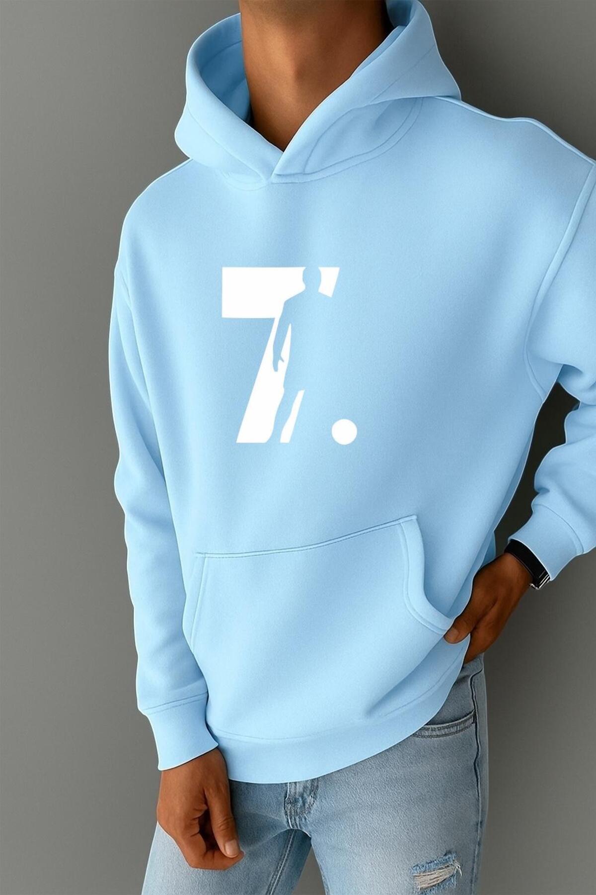 3 YARN COMBED CR7 PRINTED SWEATSHIRT