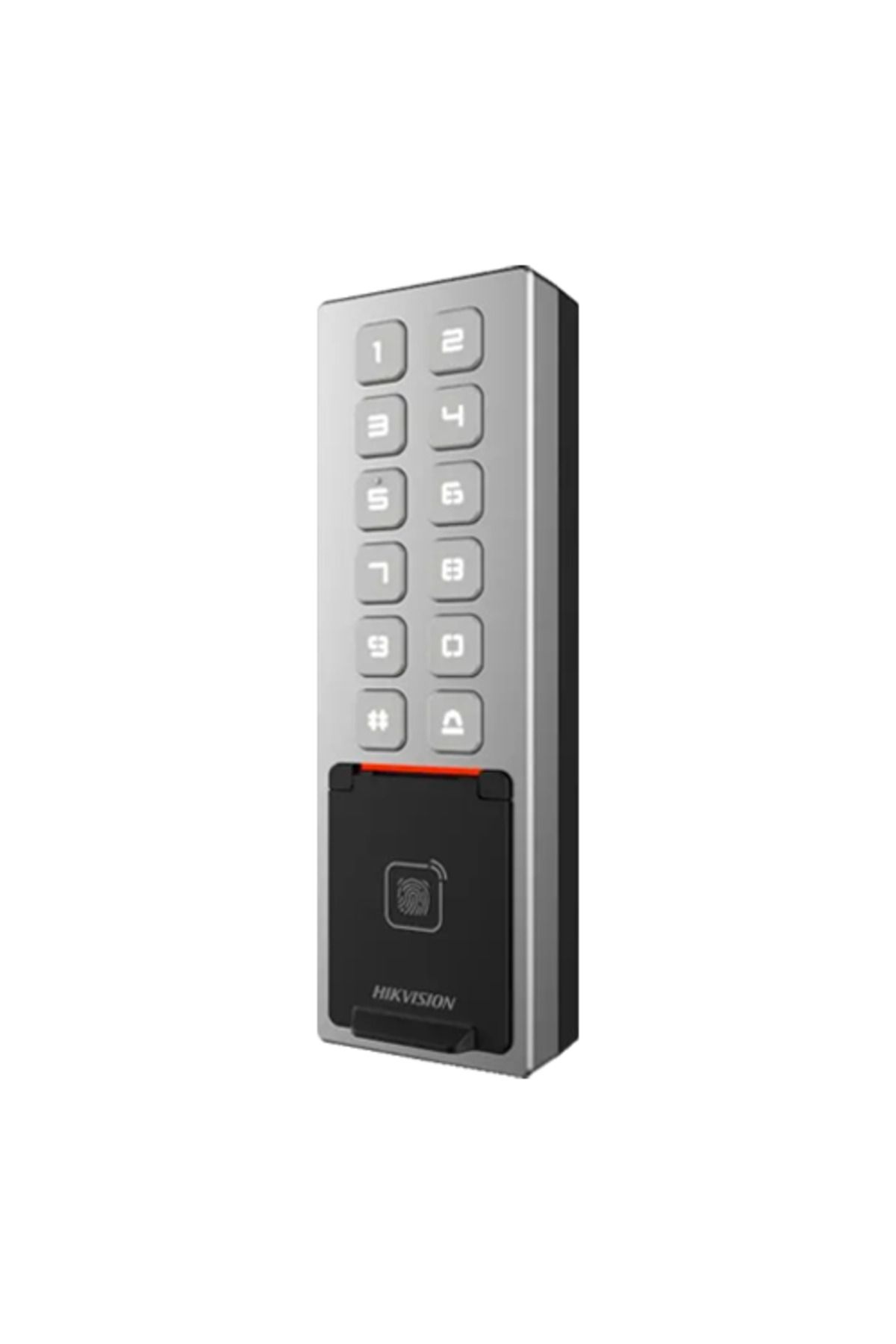 Hikvision-Terminal control acces, PIN/Card M1//Bluetooth, Wiegand, Wi-Fi, RS485, Alarma, IK08 - HIKVIS 1