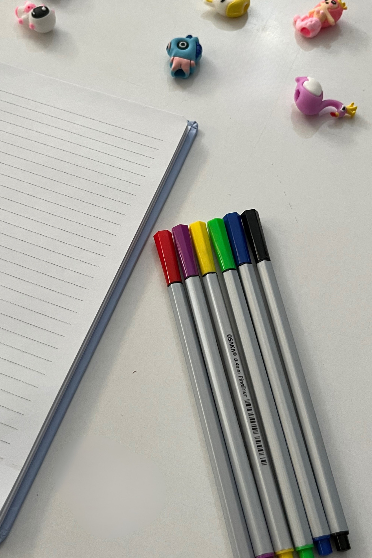 Sone Osaka 6 Renk Fineliner Başlık Kalem Seti – İnce Uçlu Kırtasiye Kalemi